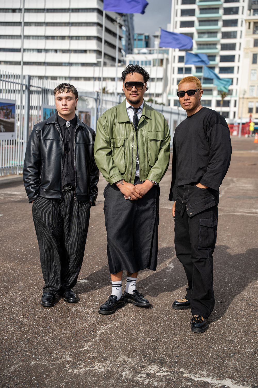 Joseph, Mani and Petone. Photo / Alyse Wright