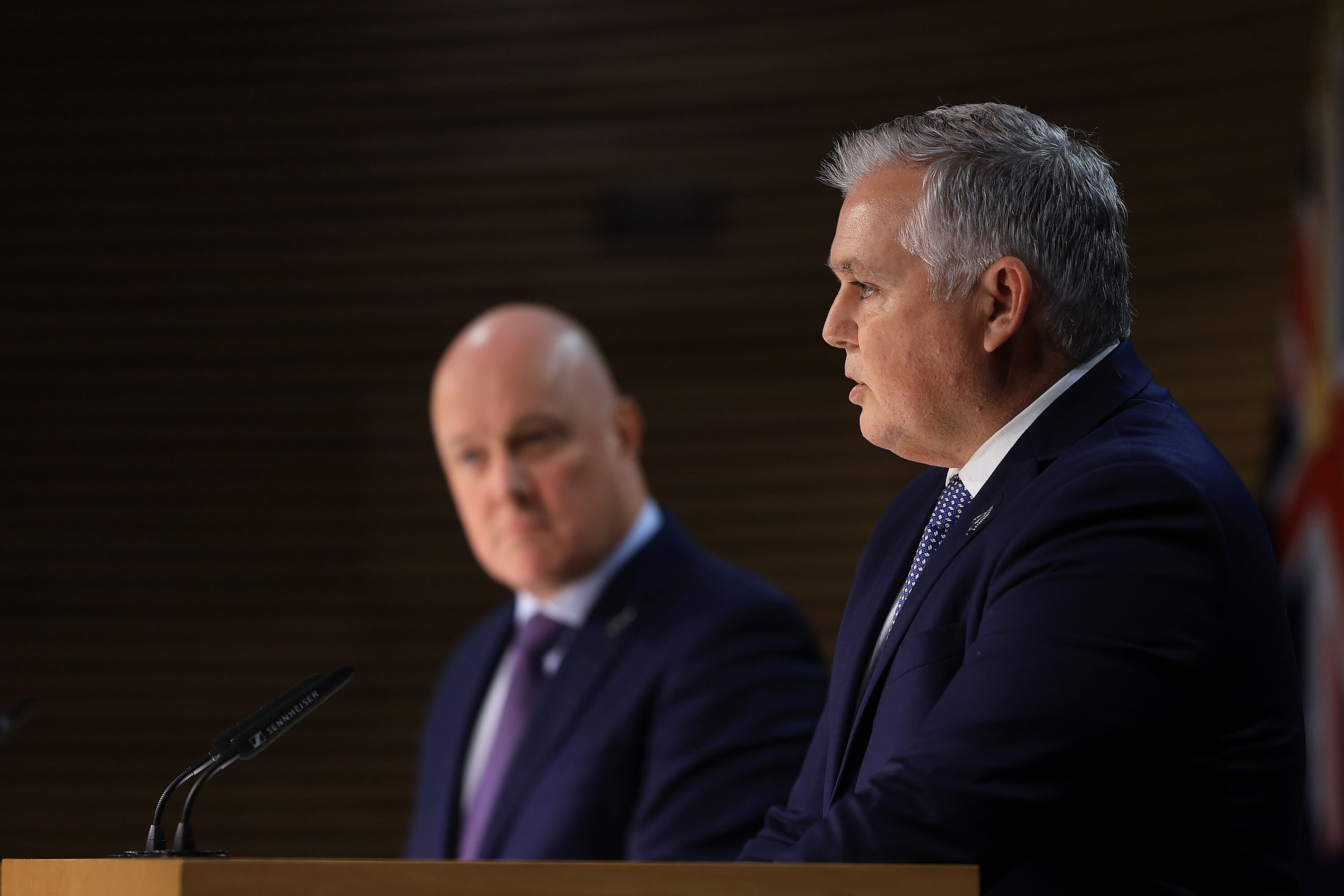 Police and Corrections Minister Mark Mitchell became involved in a political squabble.