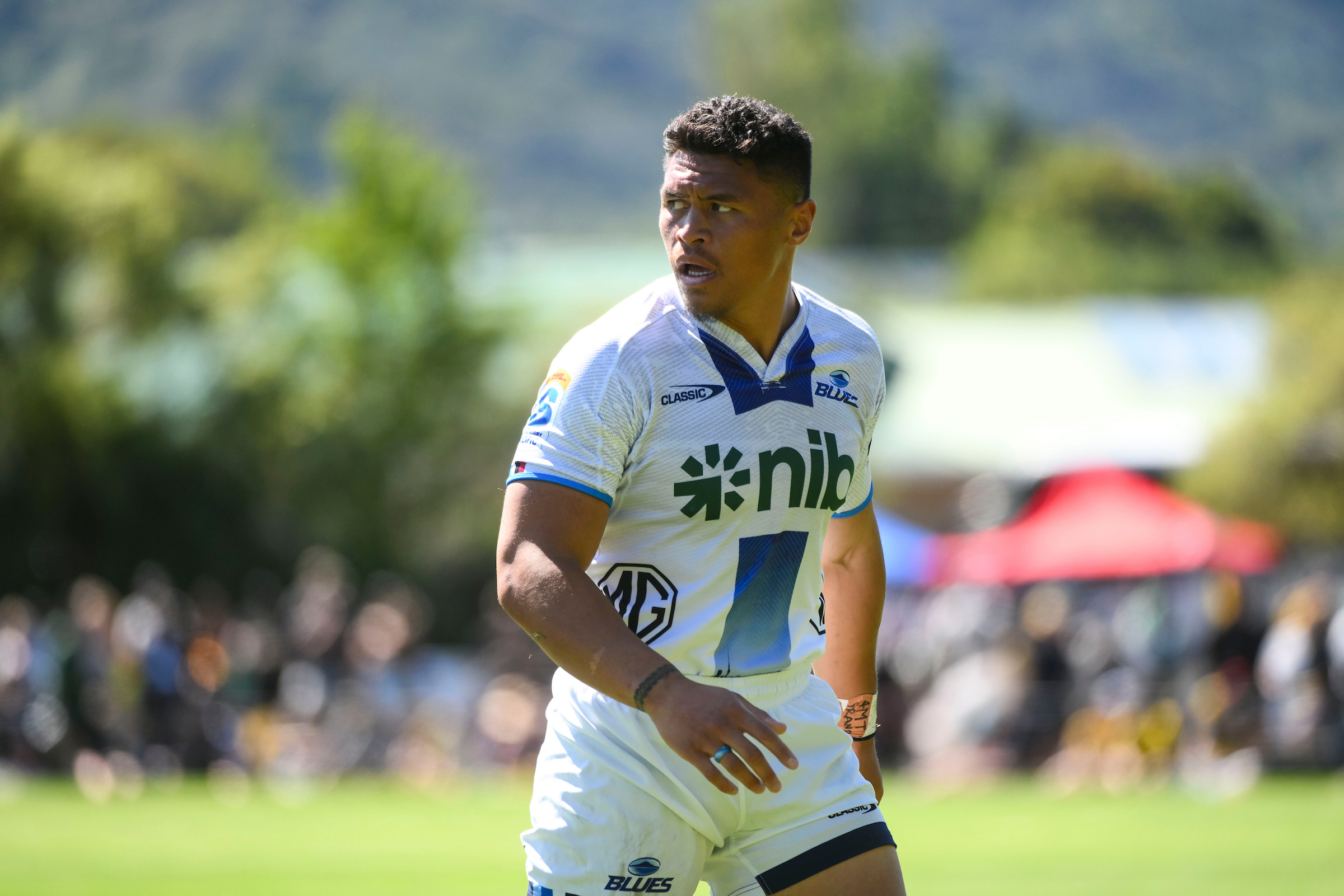 Caleb Clarke withdrew from Super Rugby's fantasy game for personal reasons. Photo / Photosport