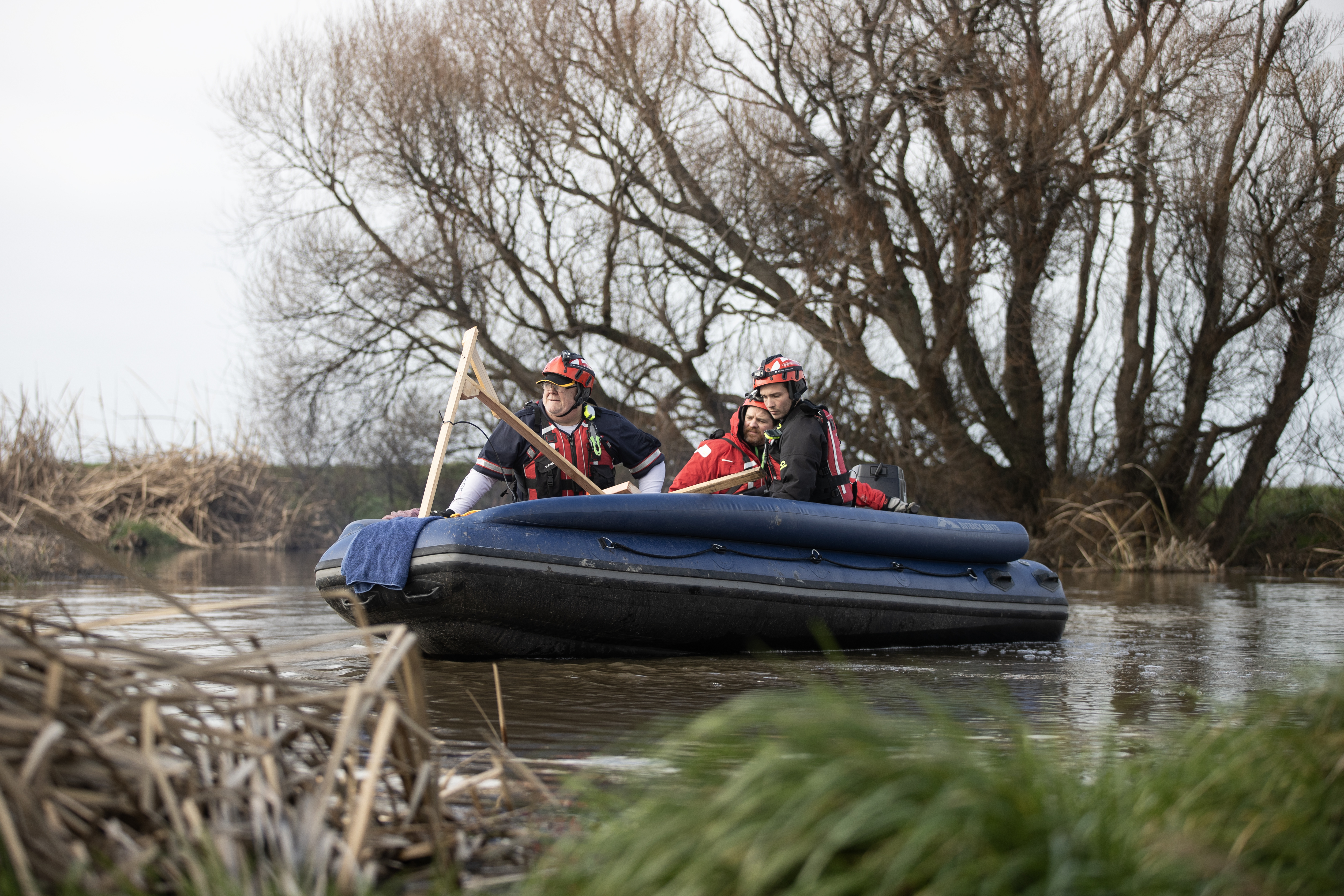 Coastguard search for missing woman Yanfei Bao on Friday. Photo / George Heard.