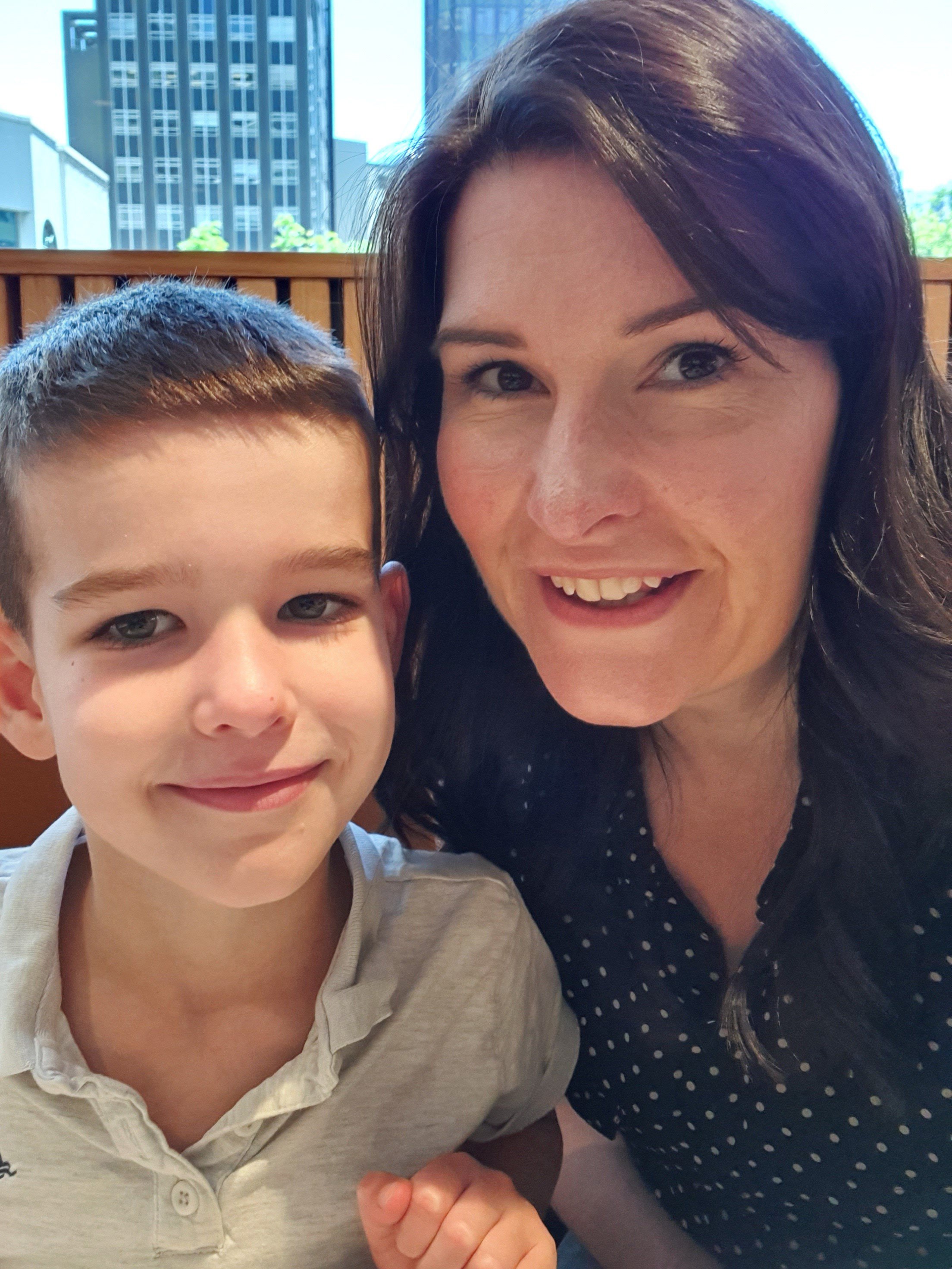 Nichola Oakenfull, of Myeloma New Zealand, and son Alex. Oakenfull says she is 