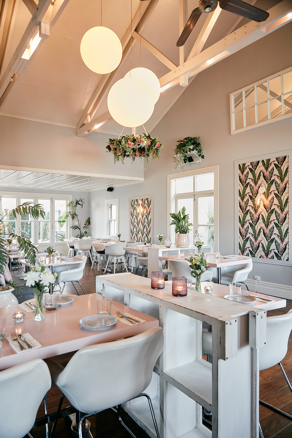 Moxie’s dining room holds onto a sense of fun. Photo / Babiche Martens