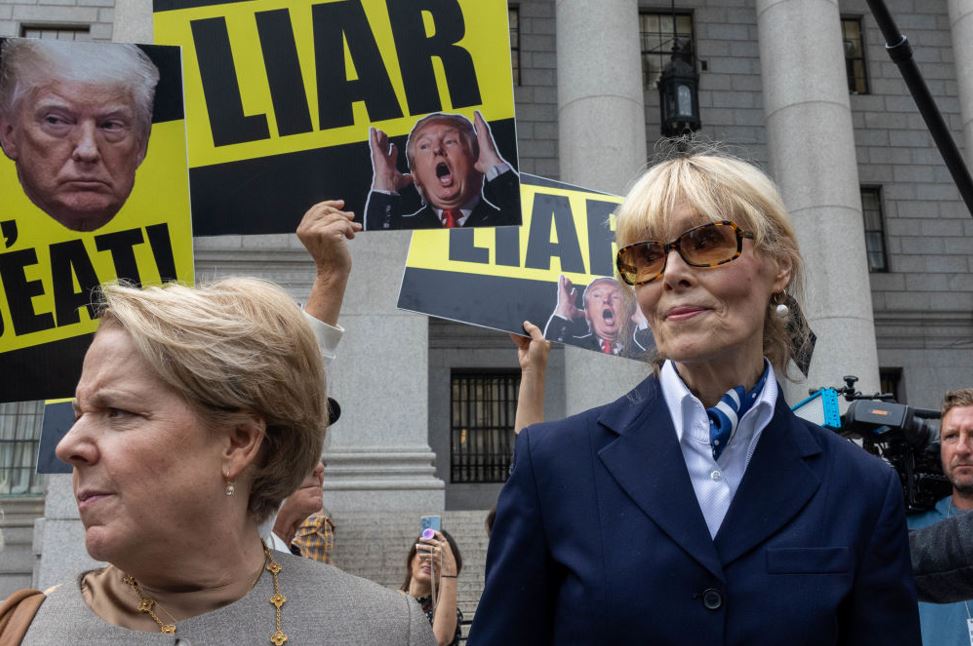 E. Jean Carroll leaves the courthouse on September 2024 in New York City. Photo / Getty Images