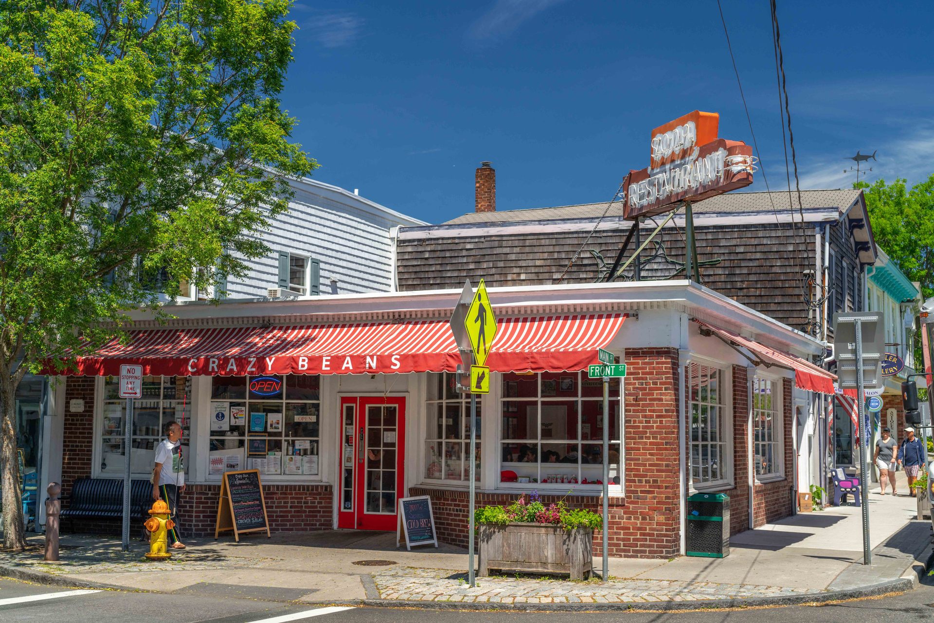 Crazy Beans in Greenport, Long Island, is where you'll find a classic American diner breakfast experience. Photo / Jeremy Garretson