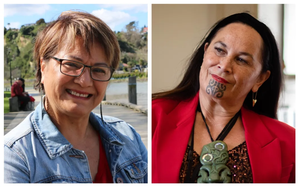Soraya Peke-Mason, left, and Debbie Ngarewa-Packer, both list MPs.
