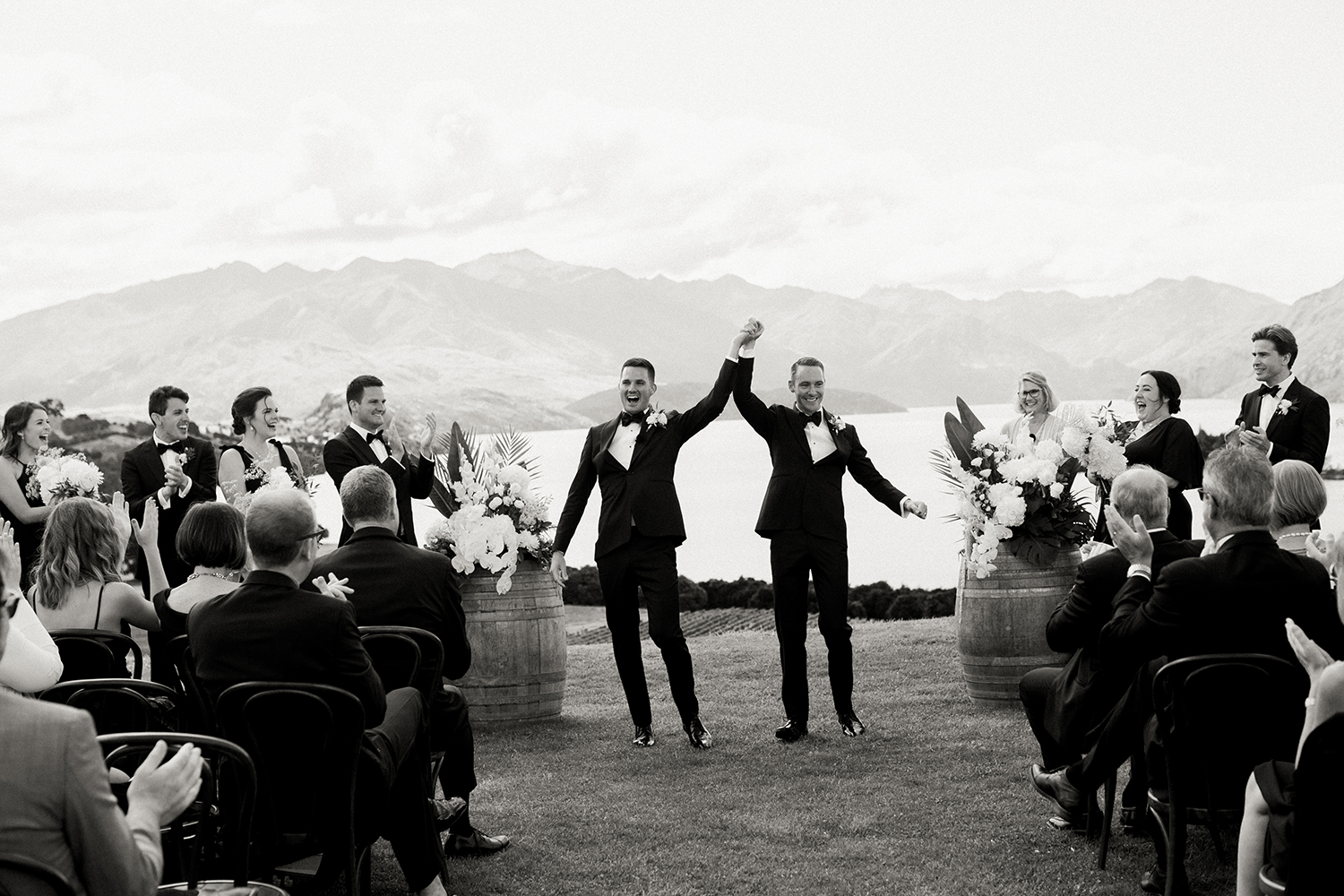 Kevin planned much of the wedding, with the help of Fantail Weddings. Photo / Anna Kidman