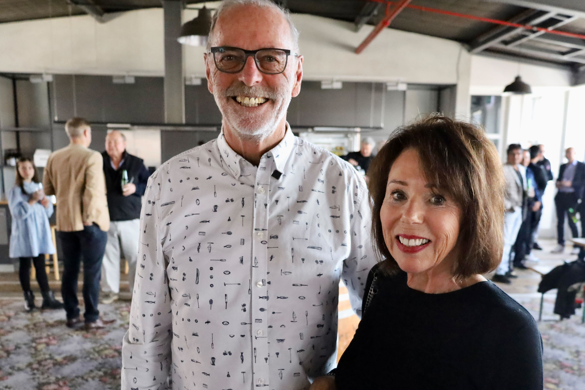Wayne Brown with wife Toni. Was it love at first sight? 'God no!' she exclaims. Photo / Jed Bradley