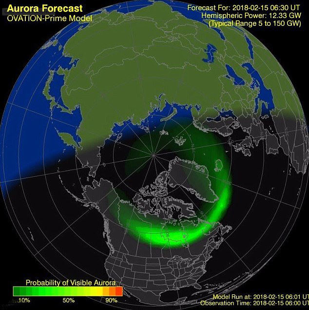 The National Oceanic and Atmospheric Administration (NOA) issued a G1 (minor) geomagnetic storm watch. Photo / NOAA