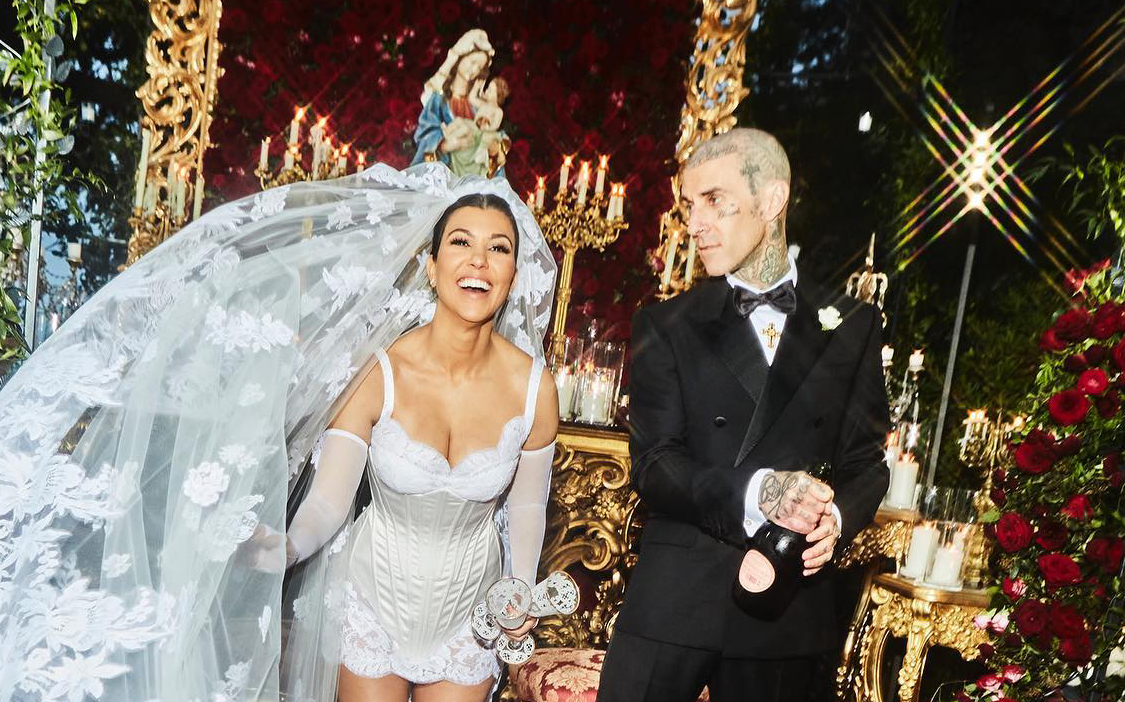Kourtney Kardashian, Travis Barker's Italian wedding chronicled in