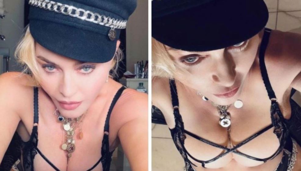 Madonna was publicly slammed on Instagram after posting a series of photos of herself. Photo / Instagram