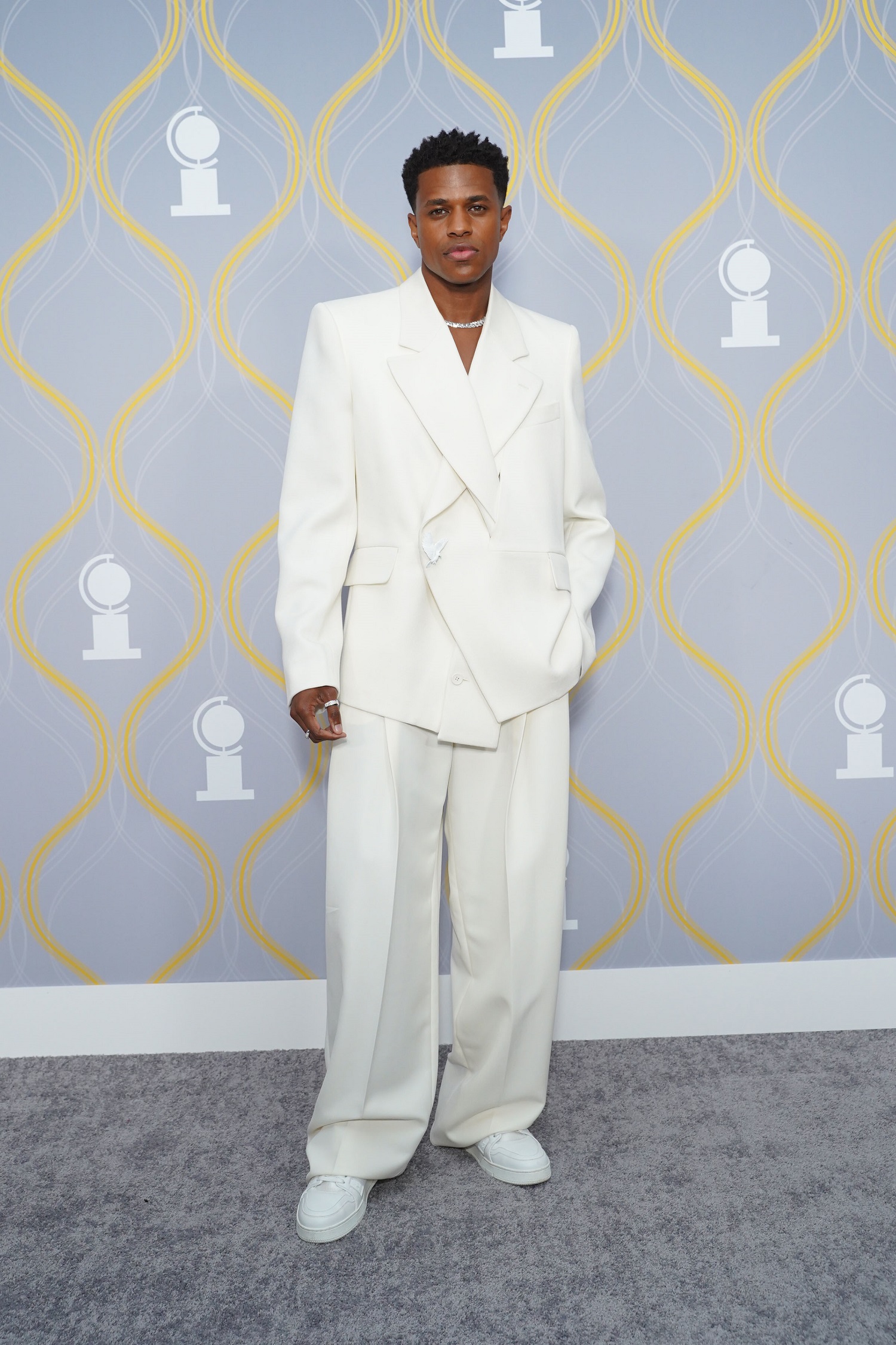 Pure and simple: Jeremy Pope attends The 75th Annual Tony Awards. Photo / Getty Images