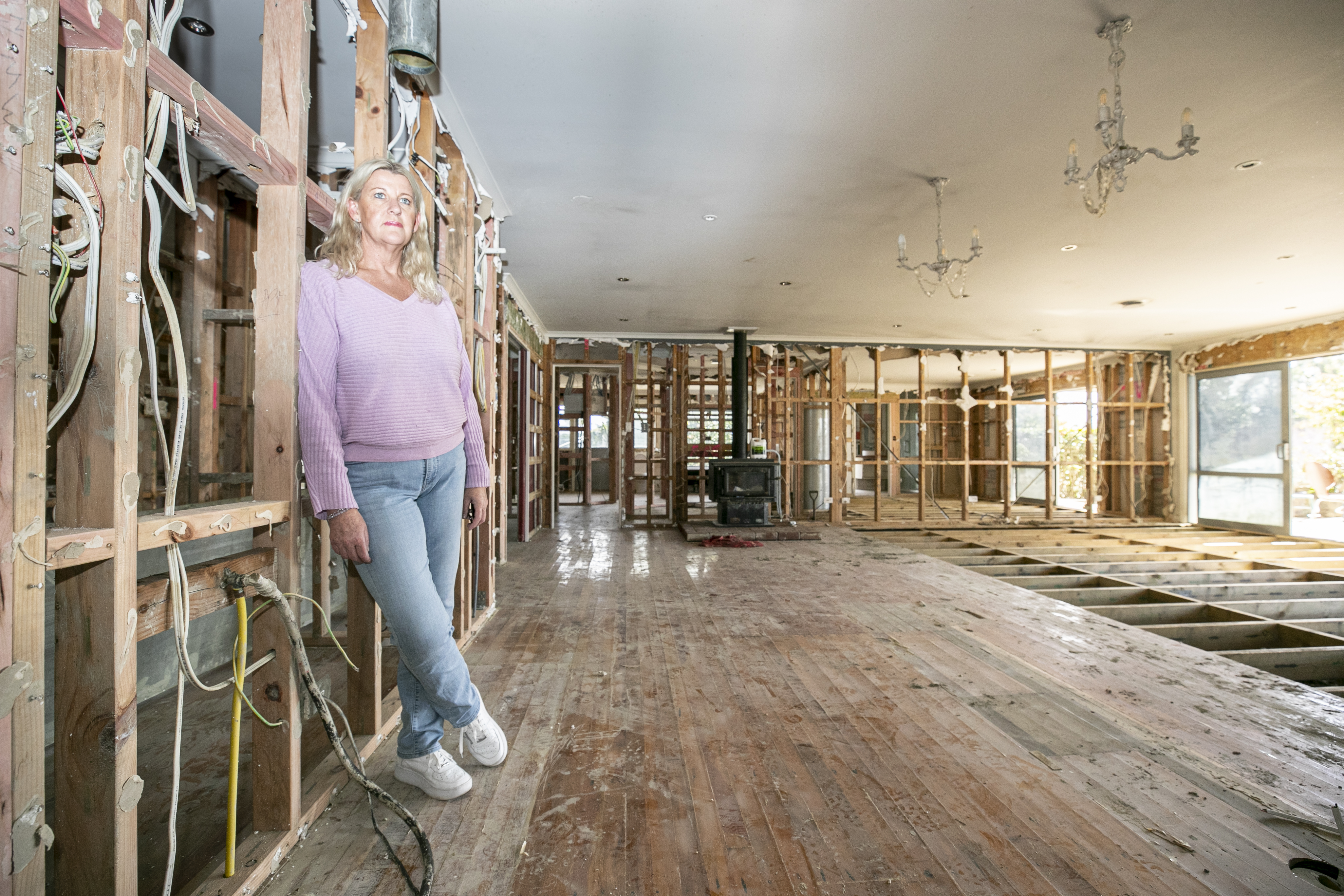 Pakowhai resident Lynley Halpin expects a long wait ahead now she has been zoned in category two. Photo / Warren Buckland