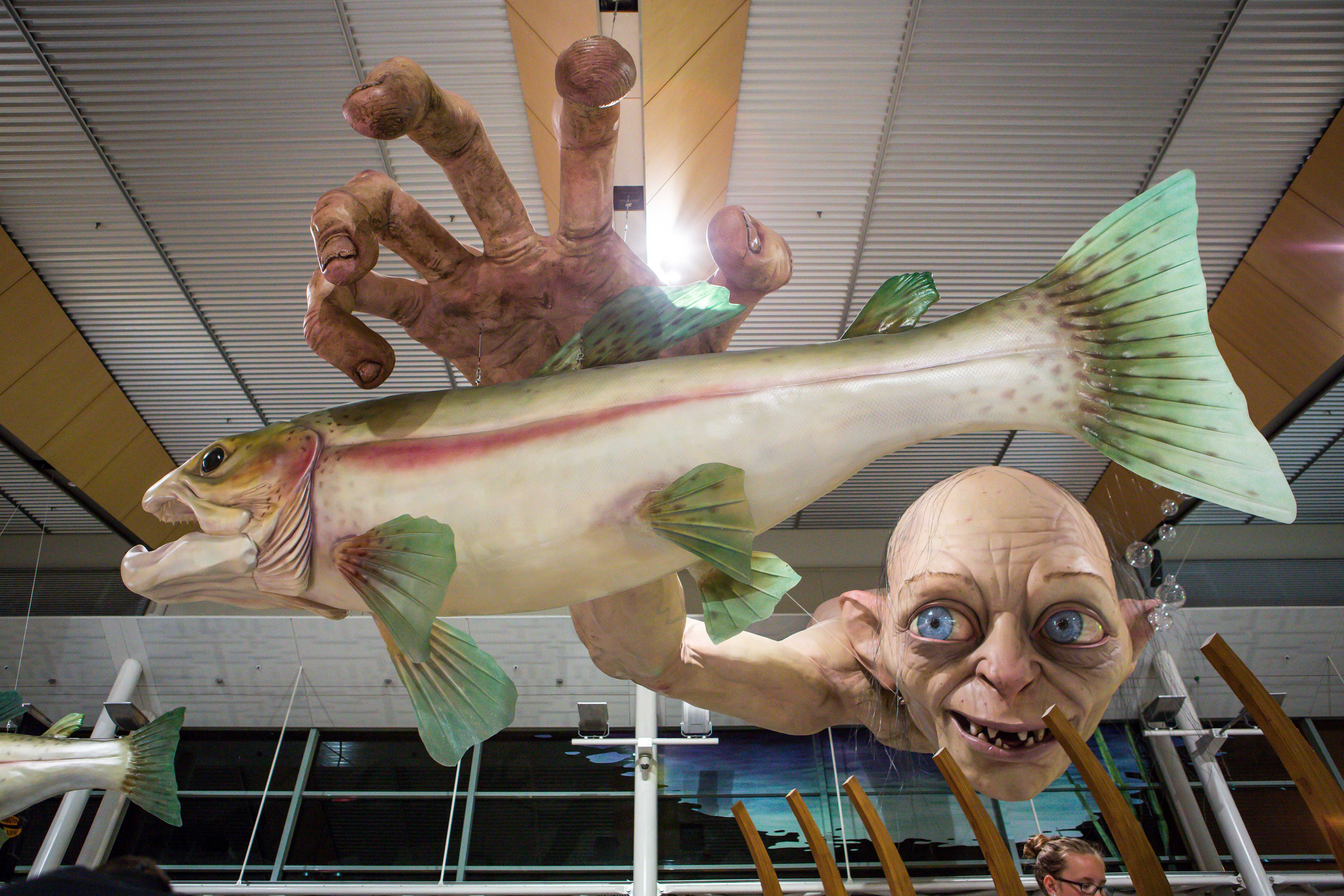 Lord of the Rings' comes to life with a Gollum statue at Wellington  International Airport 