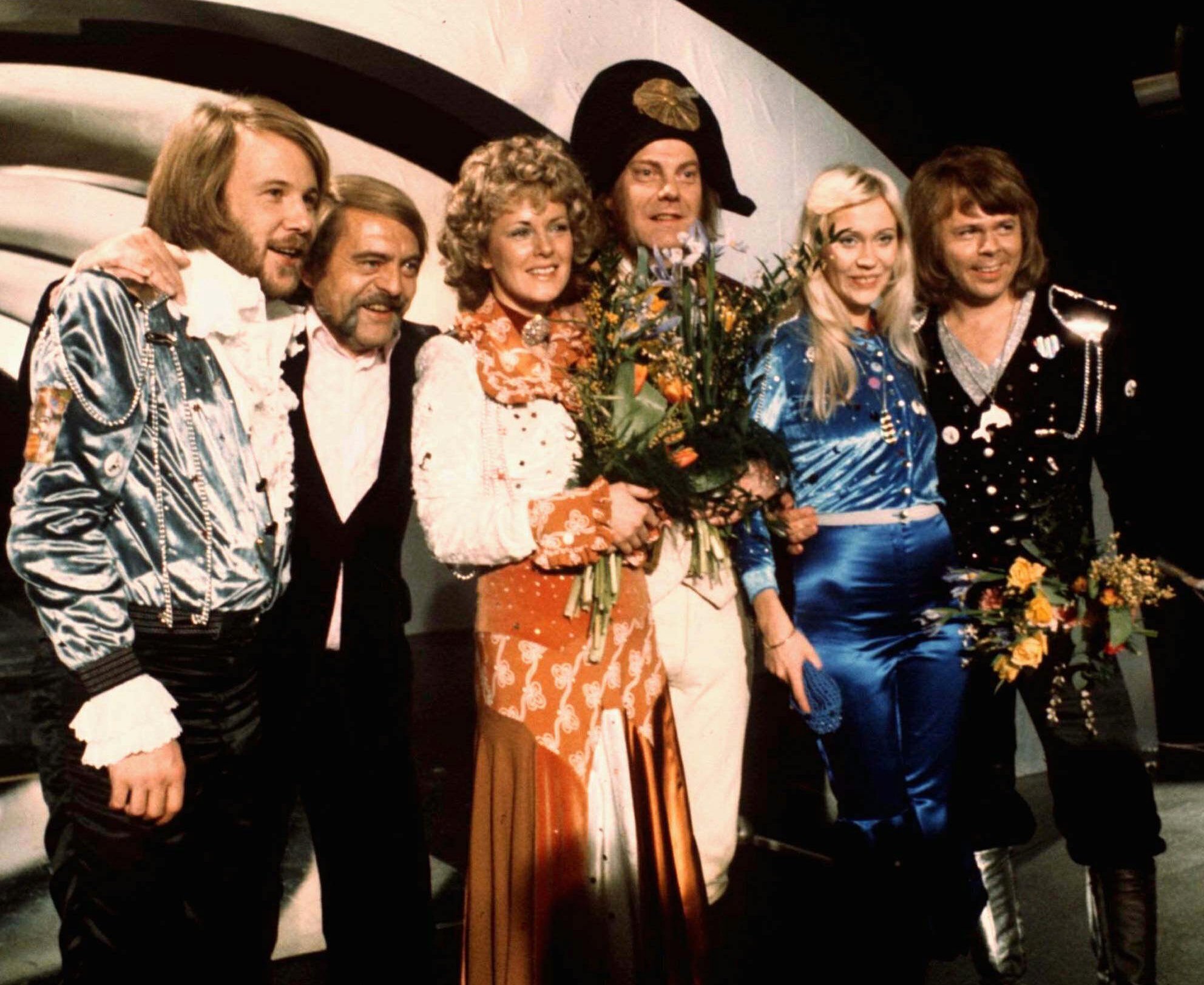 A half-century ago Swedish quartet Abba triumphed at the 1974 Eurovision Song Contest with peppy love song Waterloo. Photo / AP