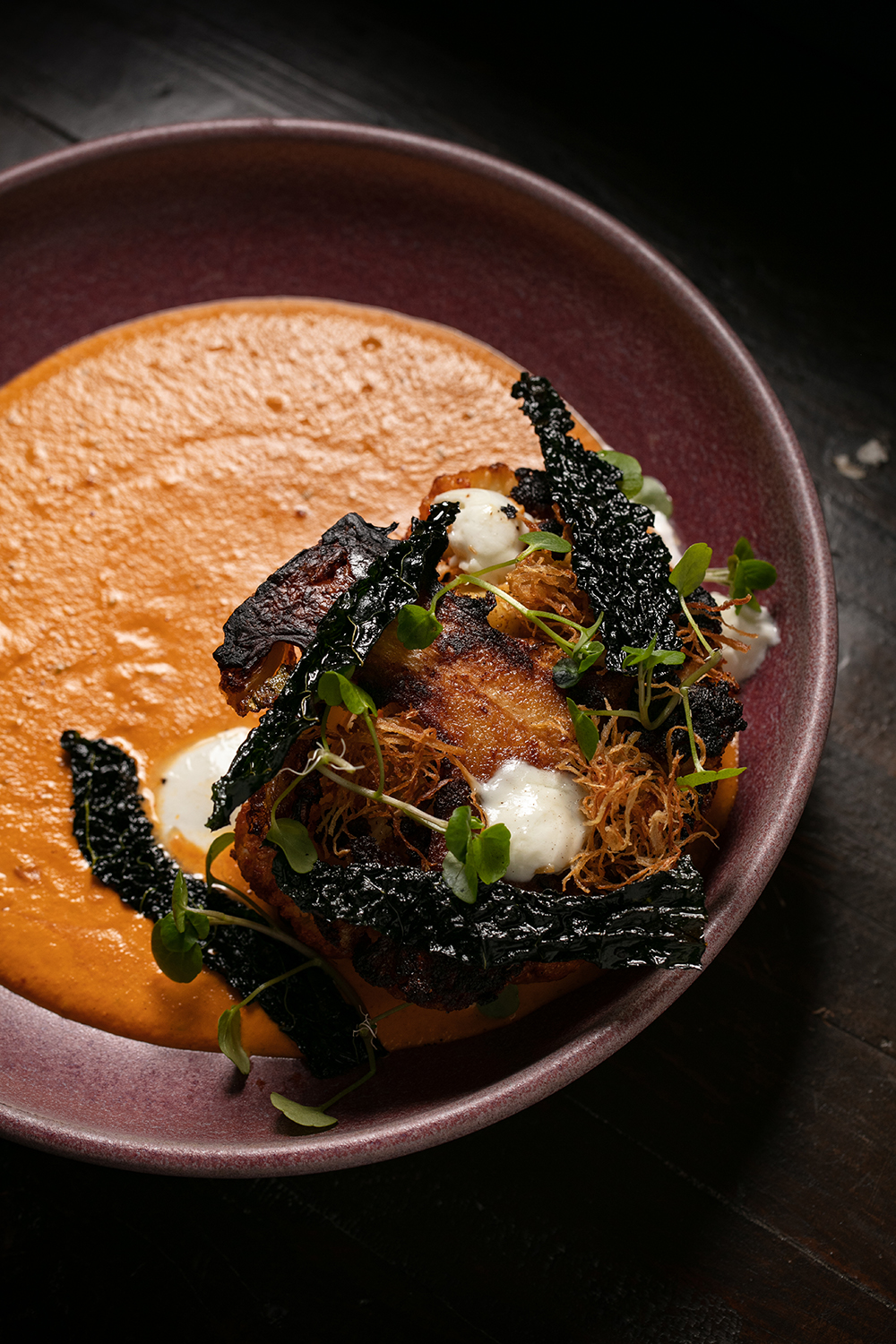 The roasted cauliflower with makhani and ginger. Photo / Babiche Martens