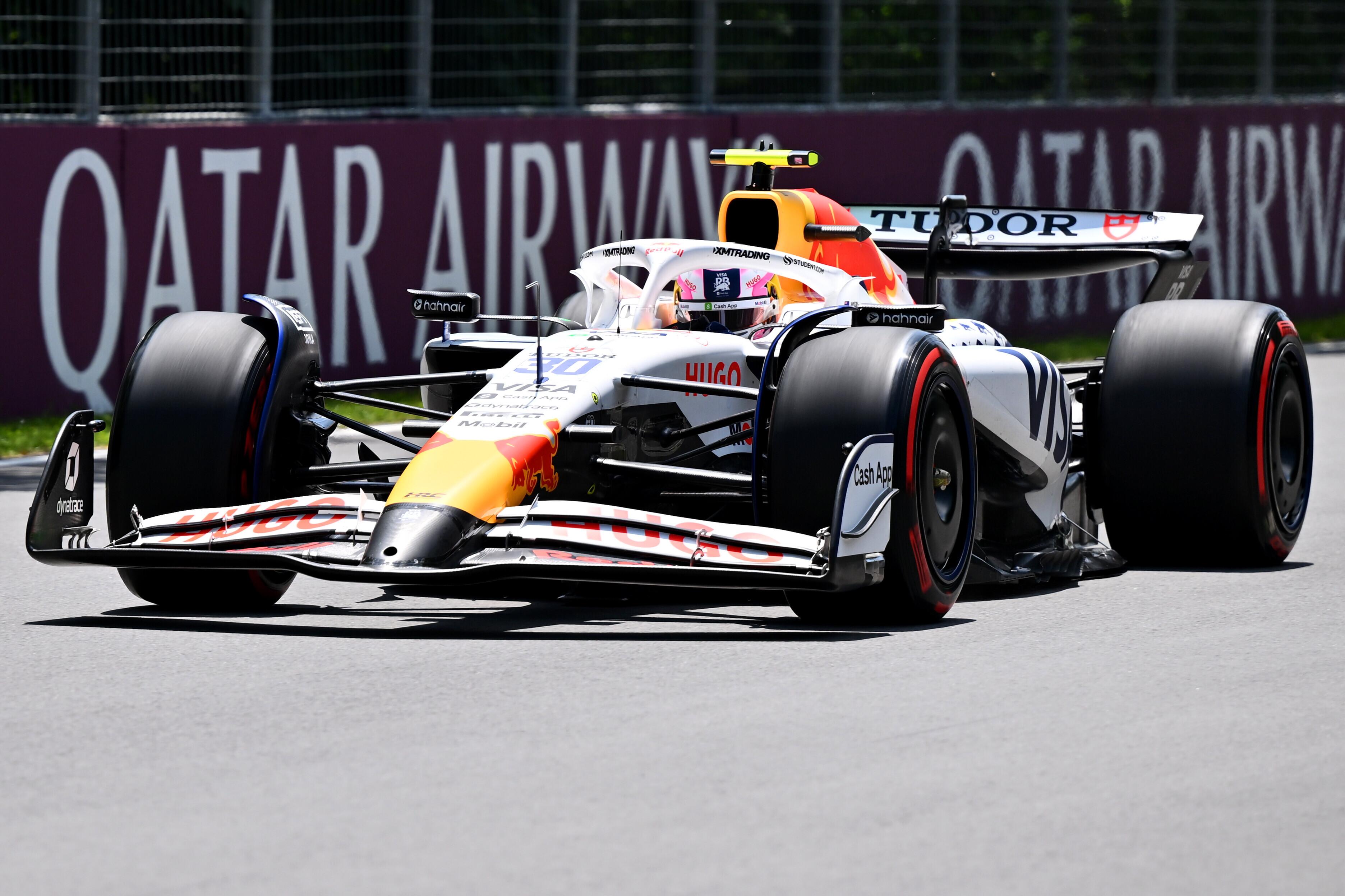 Liam Lawson drives at the Canadian Grand Prix. Photo / Red Bull