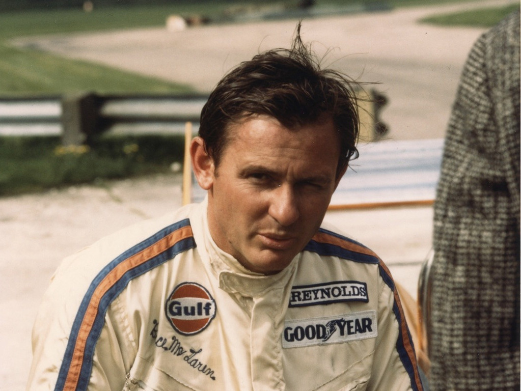 Kiwi motorsport legend Bruce McLaren.