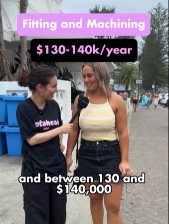 This Fifo worker said she was a fourth-year fitting and machining apprentice who earned between $130-140k a year in a gold mine. She said she worked a seven-days on, seven-days off roster.