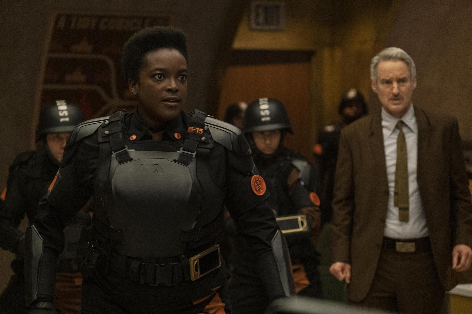 Scene from Marvel's new series Loki, streaming weekly on Disney+.