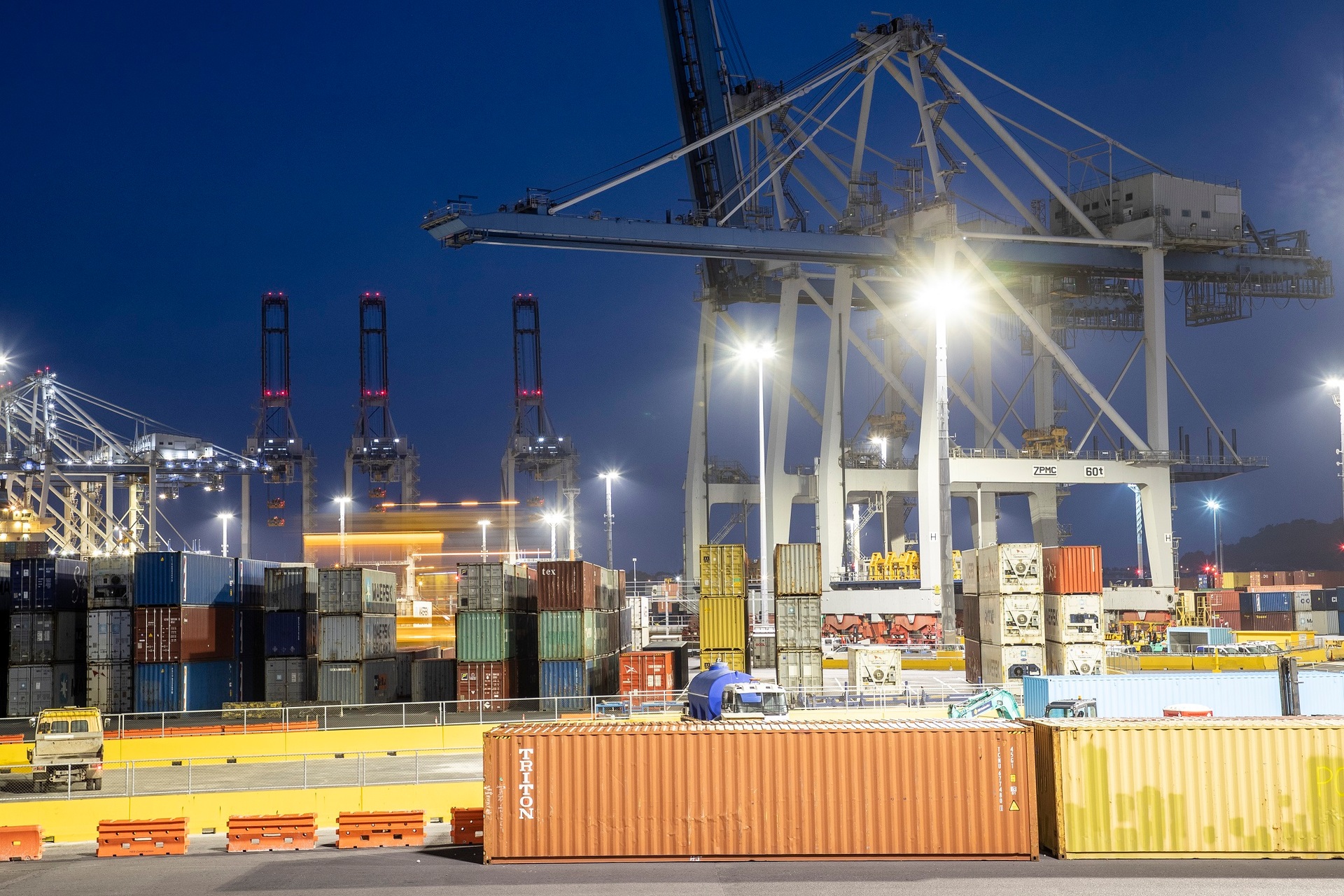 The shipping container was flagged by Customs for inspection but removed from the wharf before the Ports of Auckland could transfer it to a secure location. Photo / Michael Craig