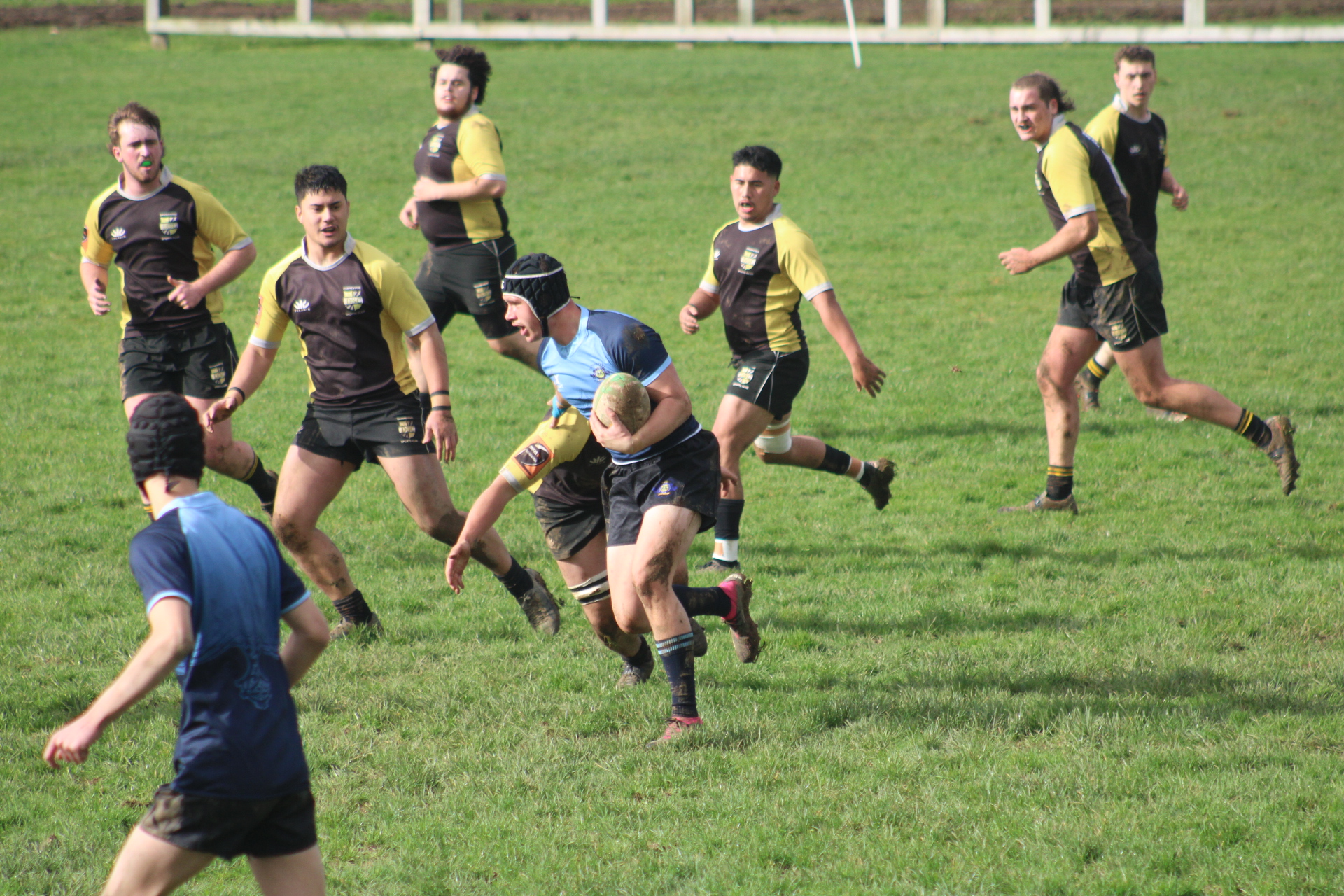 Dannevirke teens battle it out in friendly fixture on rugby field - NZ  Herald