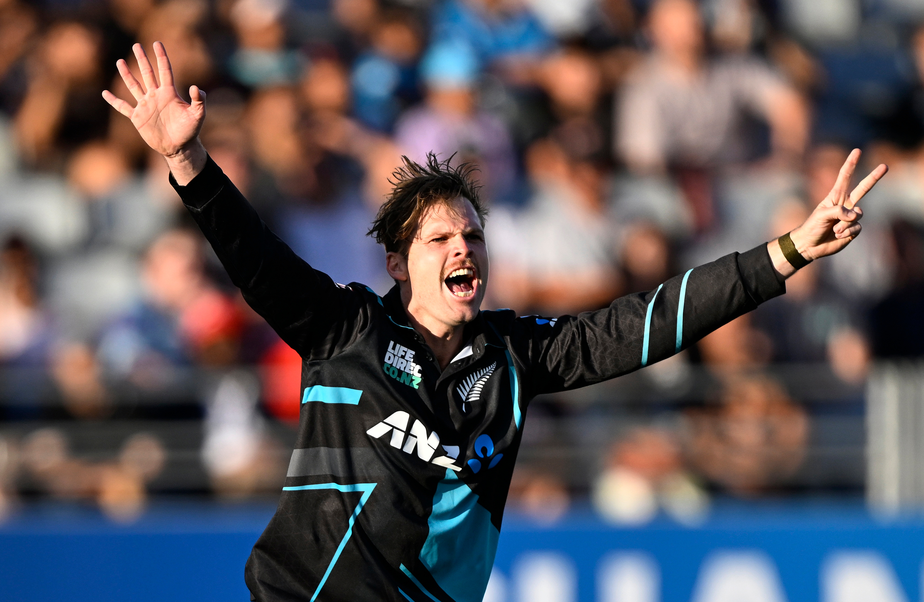 Lockie Ferguson (pictured) is battling England’s Reece Topley and Alzarri Joseph of the West Indies for a place in the XI — a battle he’s yet to win. Photo / Photosport