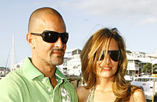 Passengers on an Air NZ flight complained about Matthew Ridge and Rebecca Loos' behaviour. Photo / Bradley Ambrose