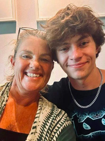 Loukas Rainger and his mum Natasha Rainger. Photo / Givealittle