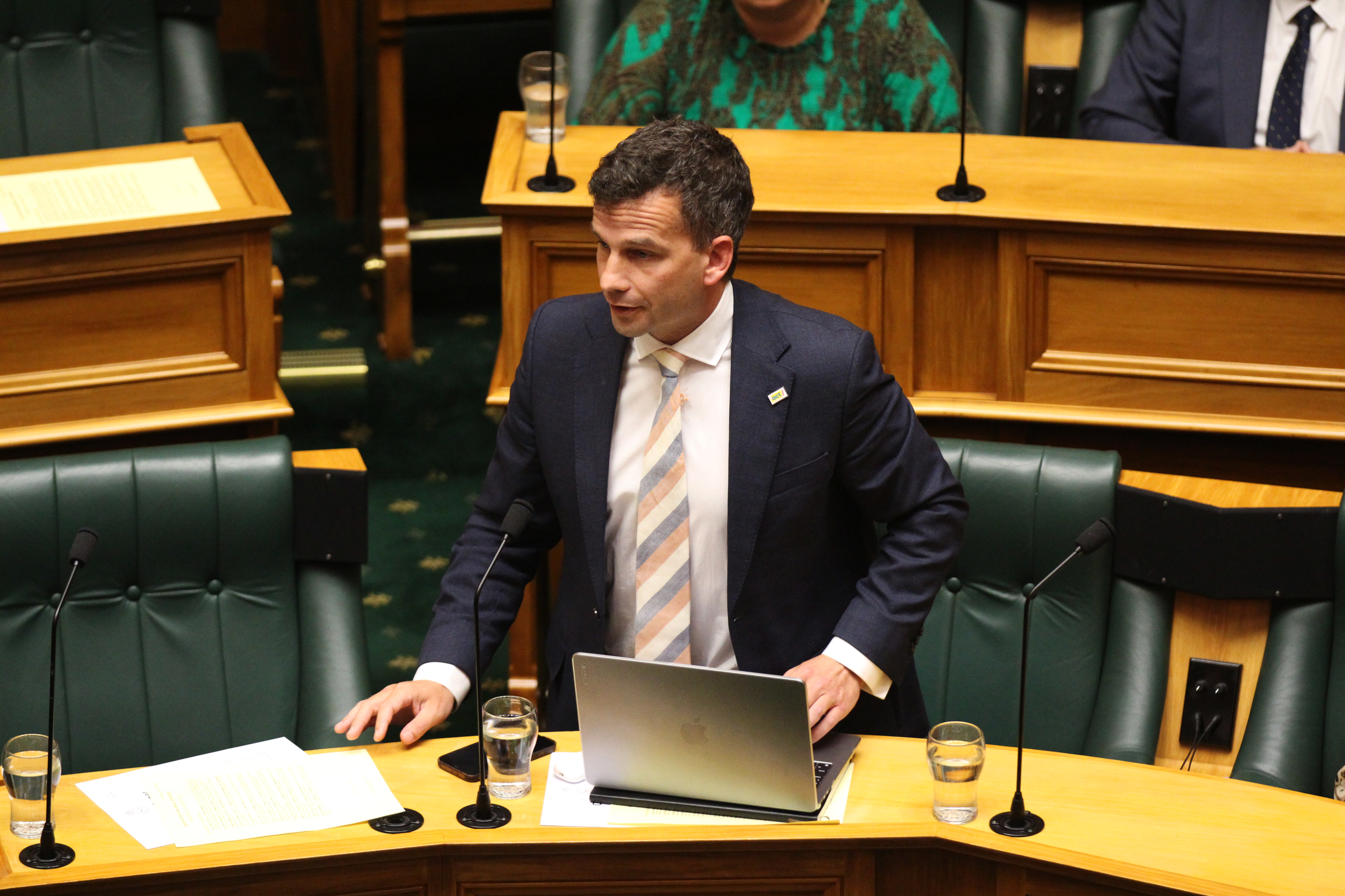 David Seymour's bungled question in the House started almost 15 minutes of confusion and controversy during Question Time today. Photo / Jed Bradley.