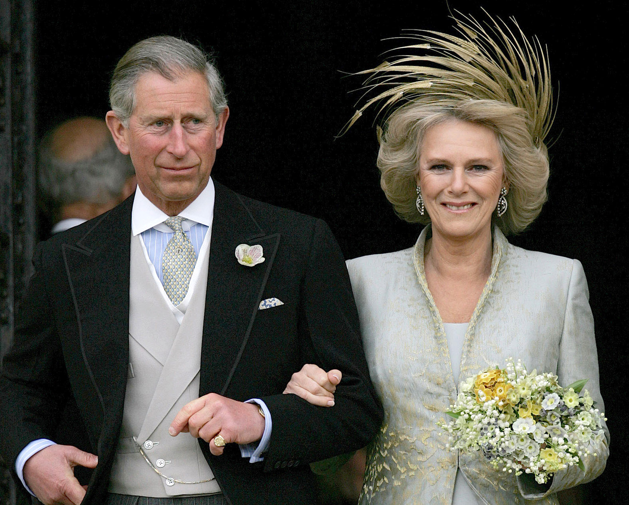 In 2005 Prince Charles and Camilla Parker Bowles, as she was known, were married at at Windsor Castle. Photo / AP