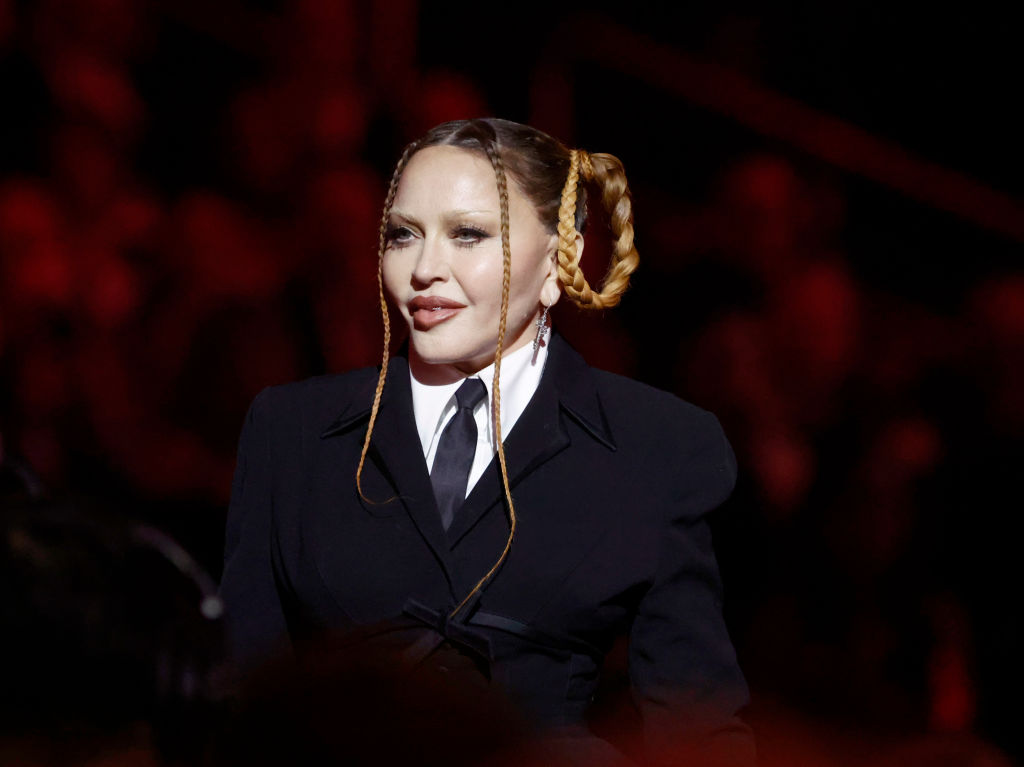 Two of music's most iconic women hung out backstage with their kids. Photo / Getty Images