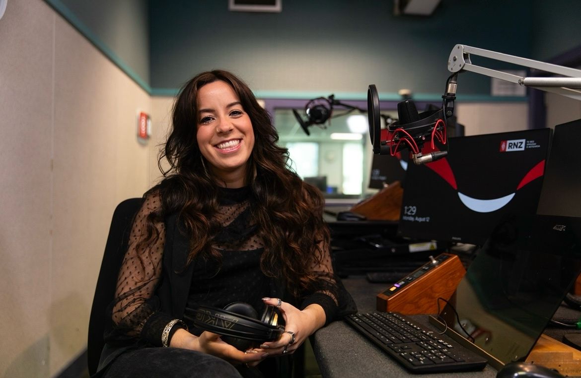 RNZ Midday Report host Charlotte Cook.