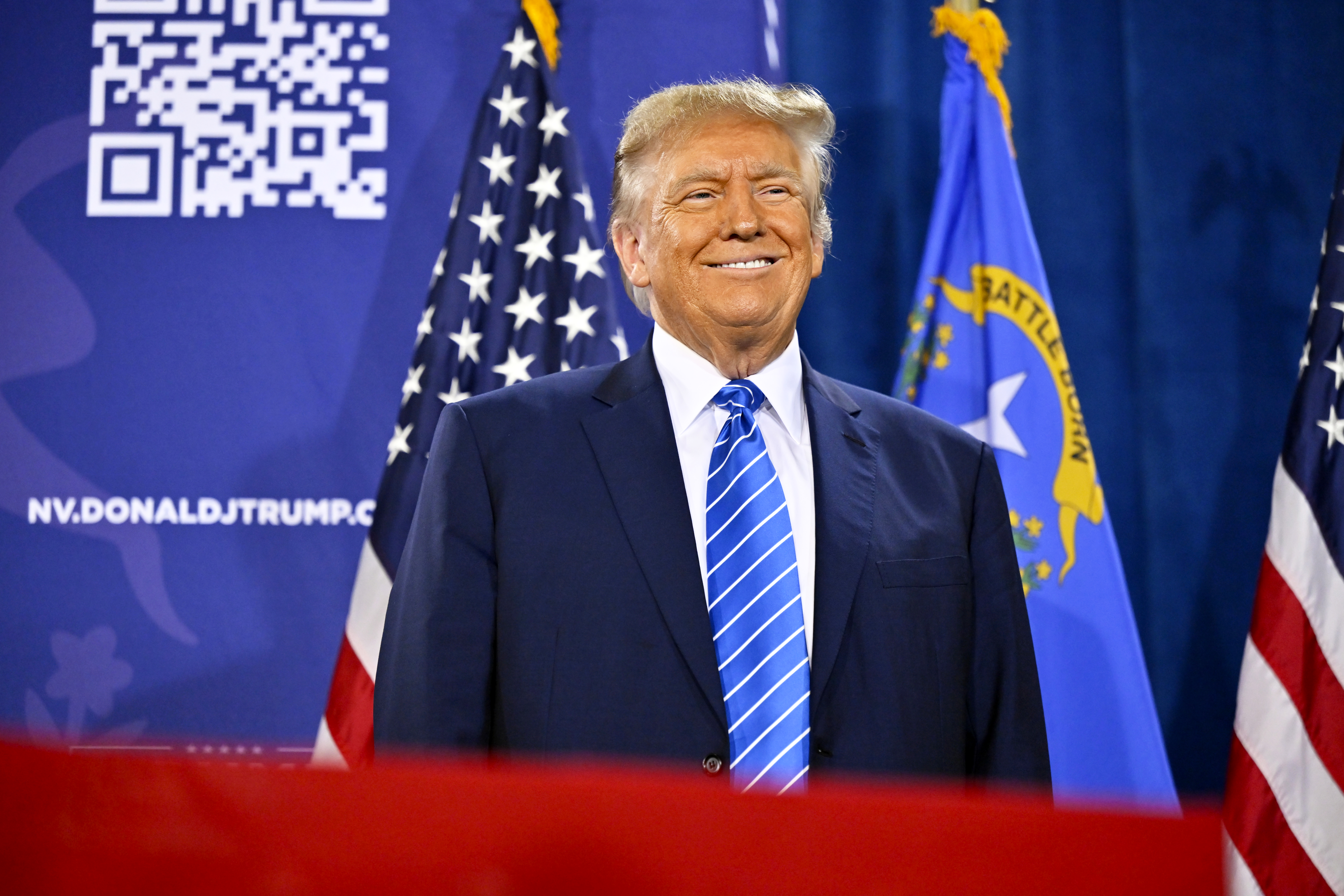 Donald Trump: Not burdened by pesky feelings of guilt or shame. Photo / Getty Images