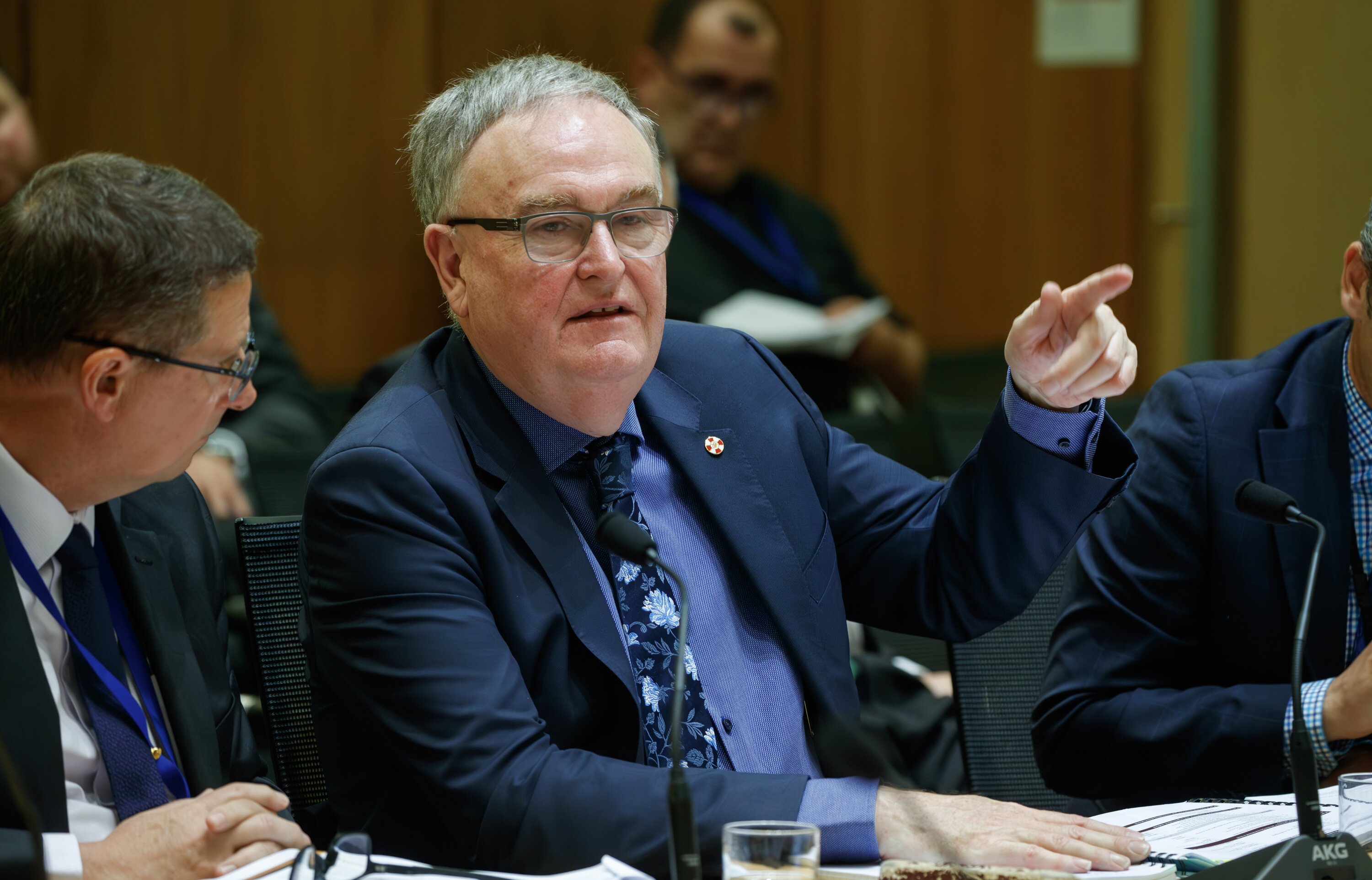 Treasury Secretary Iain Rennie during his appearance at Scrutiny Week. Photo / Mark Mitchell