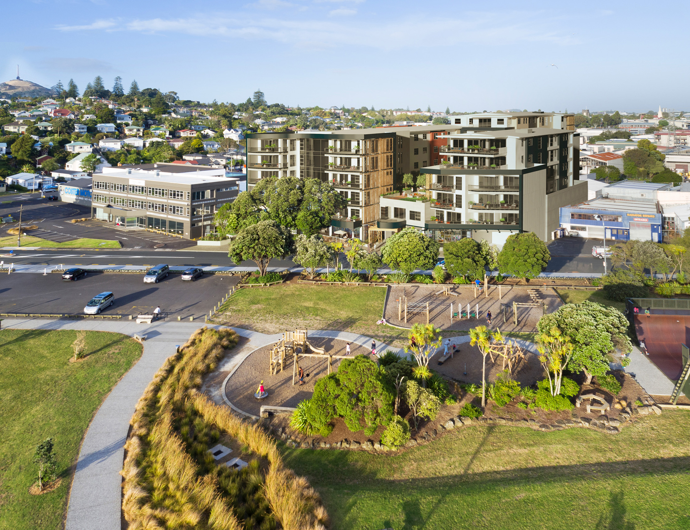 How the finished scheme is projected to look. Photo/Bayleys Real Estate