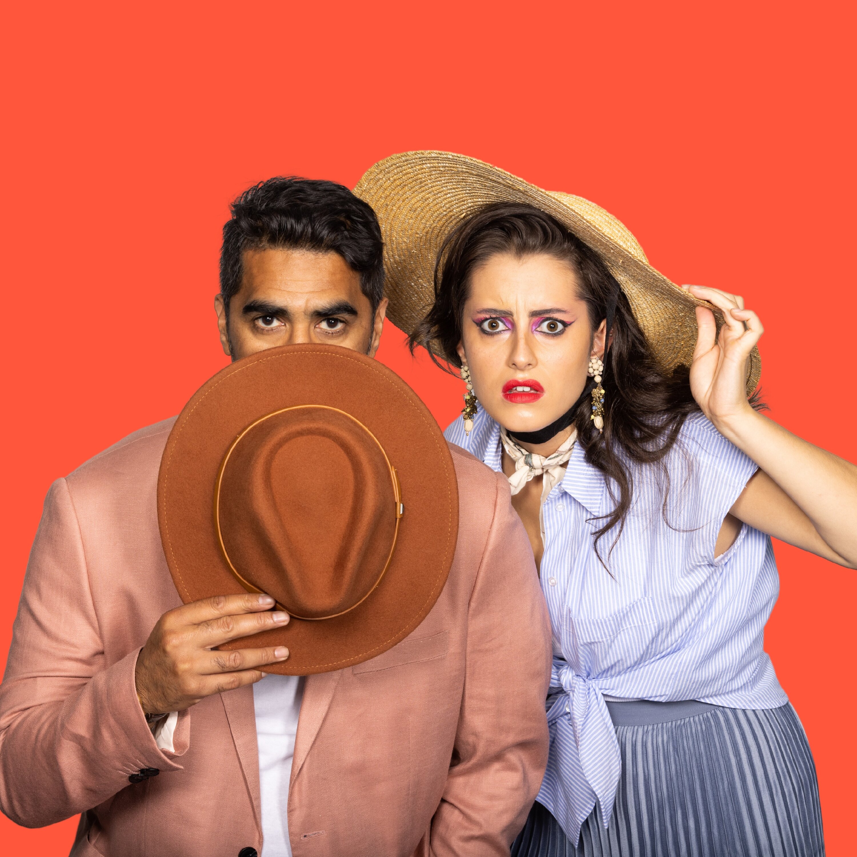 Regan Taylor (left) and Rongopai Tickell are the voices of the characters Manuela and Pillow Rorirori in the current season of Ngā Rorirori. Dance, theatre, and farcical storytelling blend in the production coming to the War Memorial Theatre on September 25.
