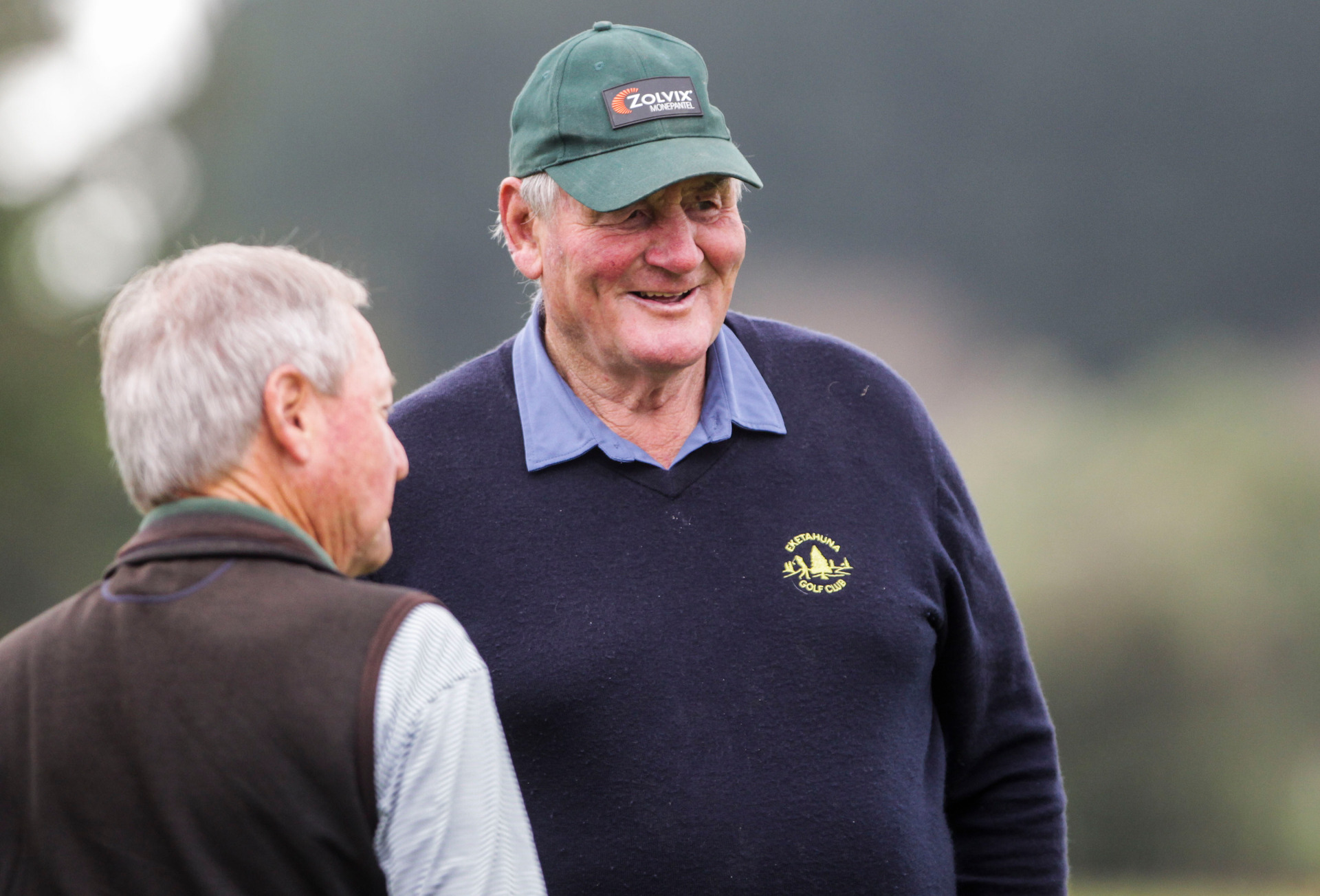 Sir Brian Lochore playing golf at Napier Golf Club (Waiohiki) for the Eagles Society of HB annual golf tournament. 21st September 2017 Hawke's Bay Today Photograph by Paul Taylor.