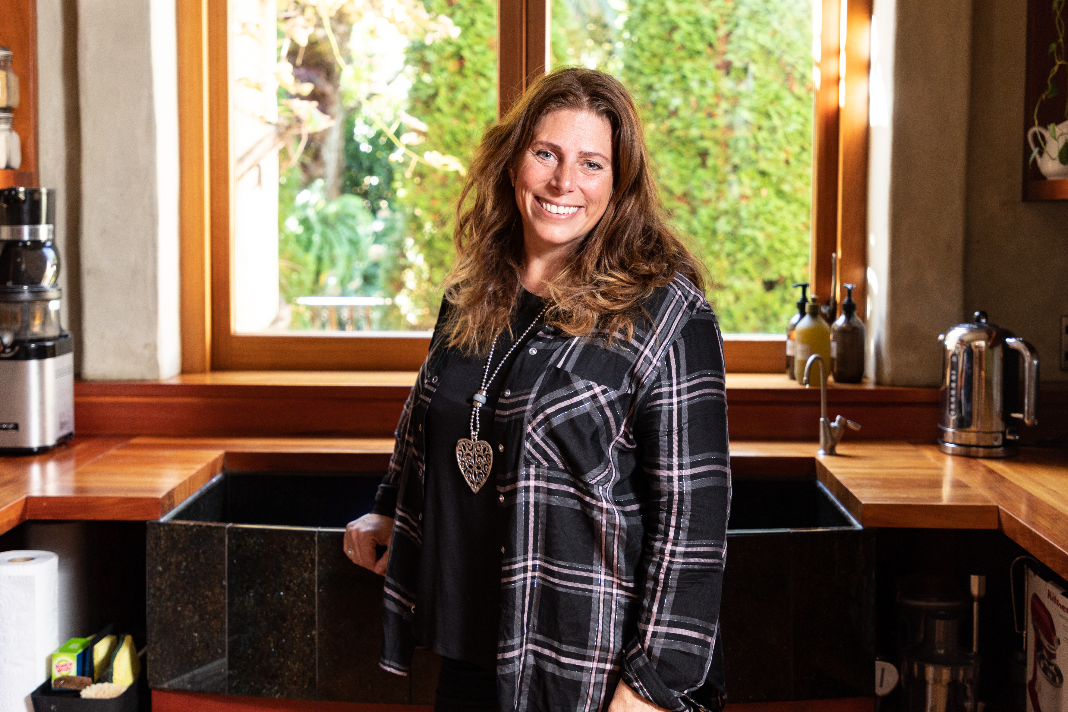 Kate Fenwick (nee Meads) is a Katikati local who educates Kiwis on food and packaging waste. Photo / Alex Cairns