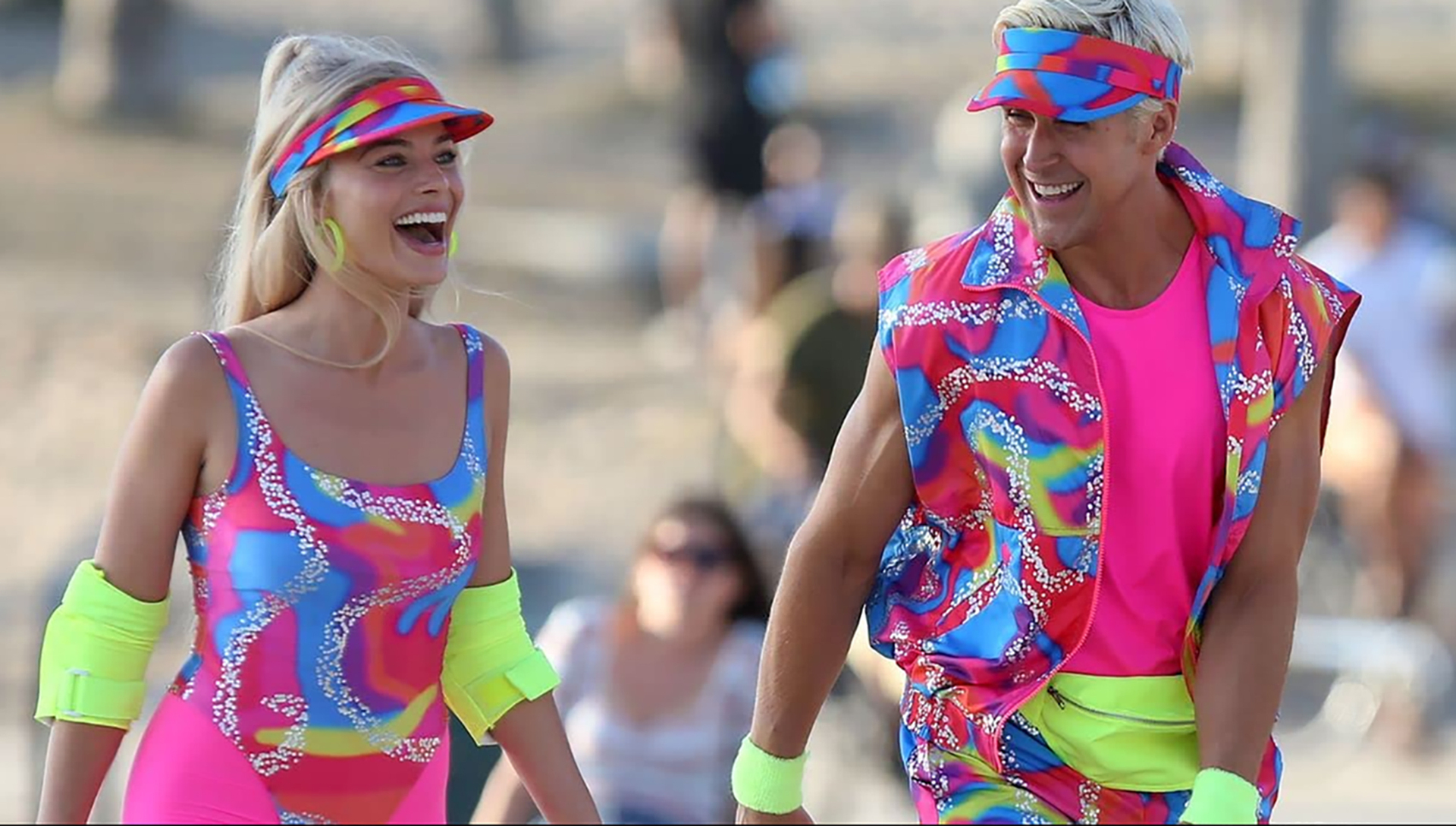 Margot Robbie and Ryan Gosling in Barbie. Photo / Supplied