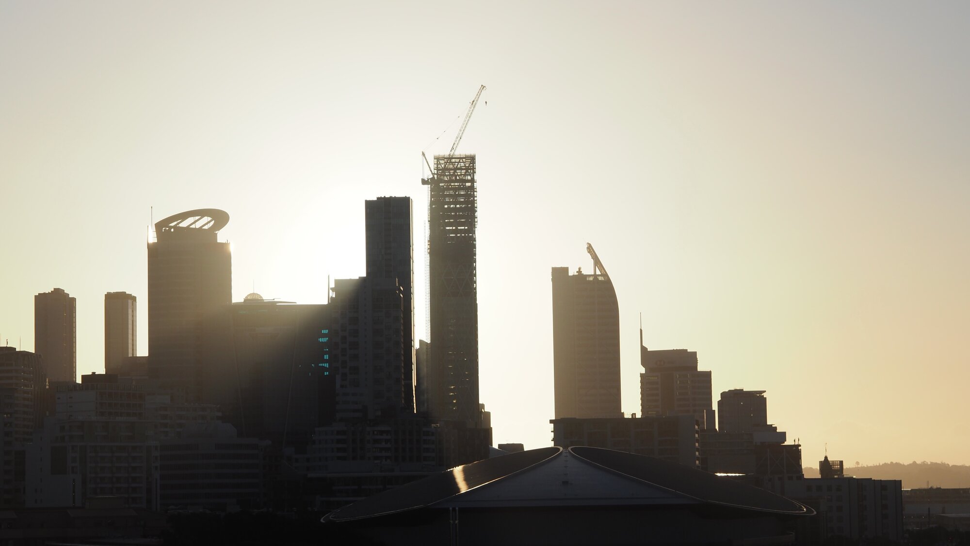  Seascape, the 56-level $300 million-plus apartment tower in downtown Auckland, as it was in September, 2024.