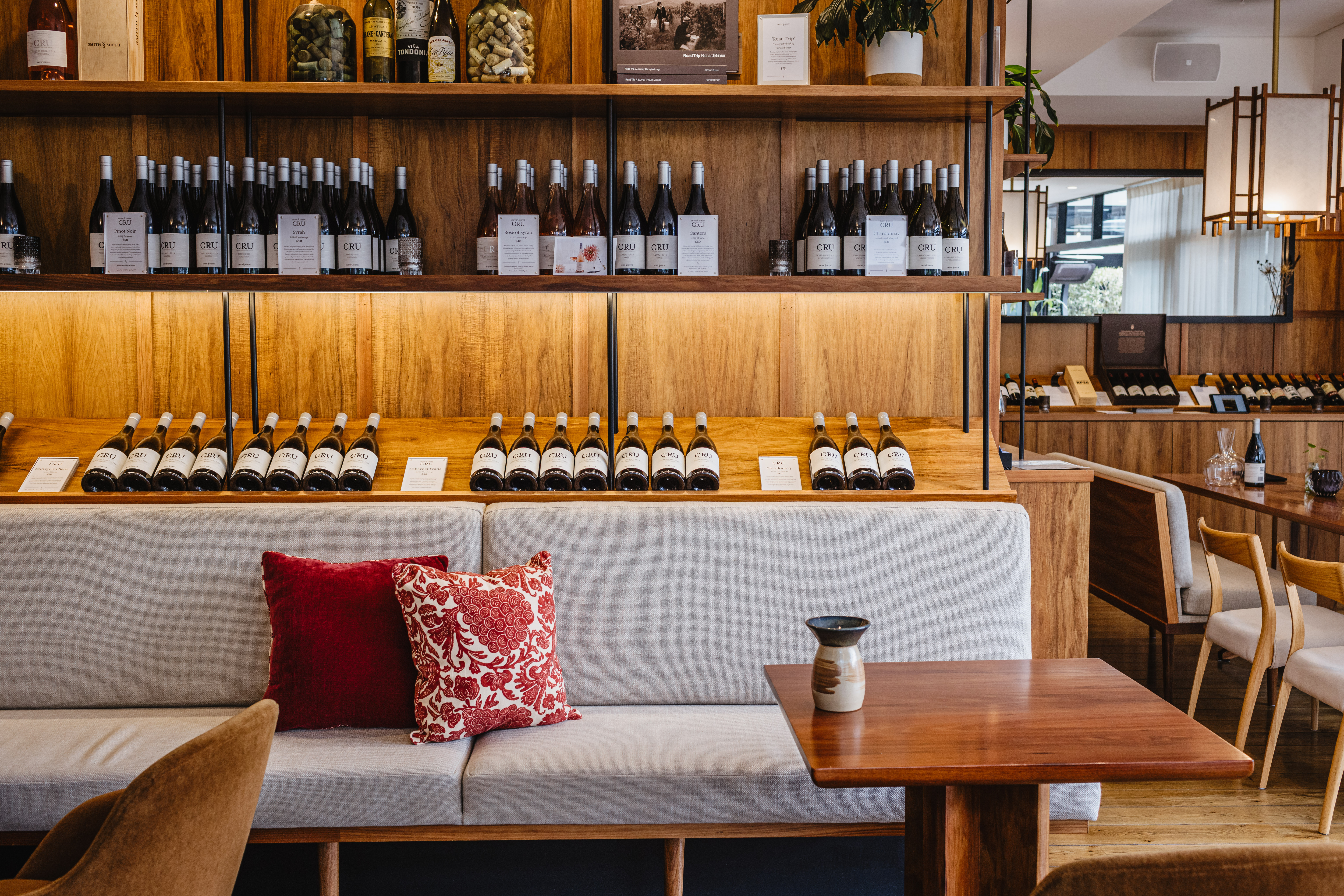 Smith & Sheth's oenotheque (wine library) in Havelock North.