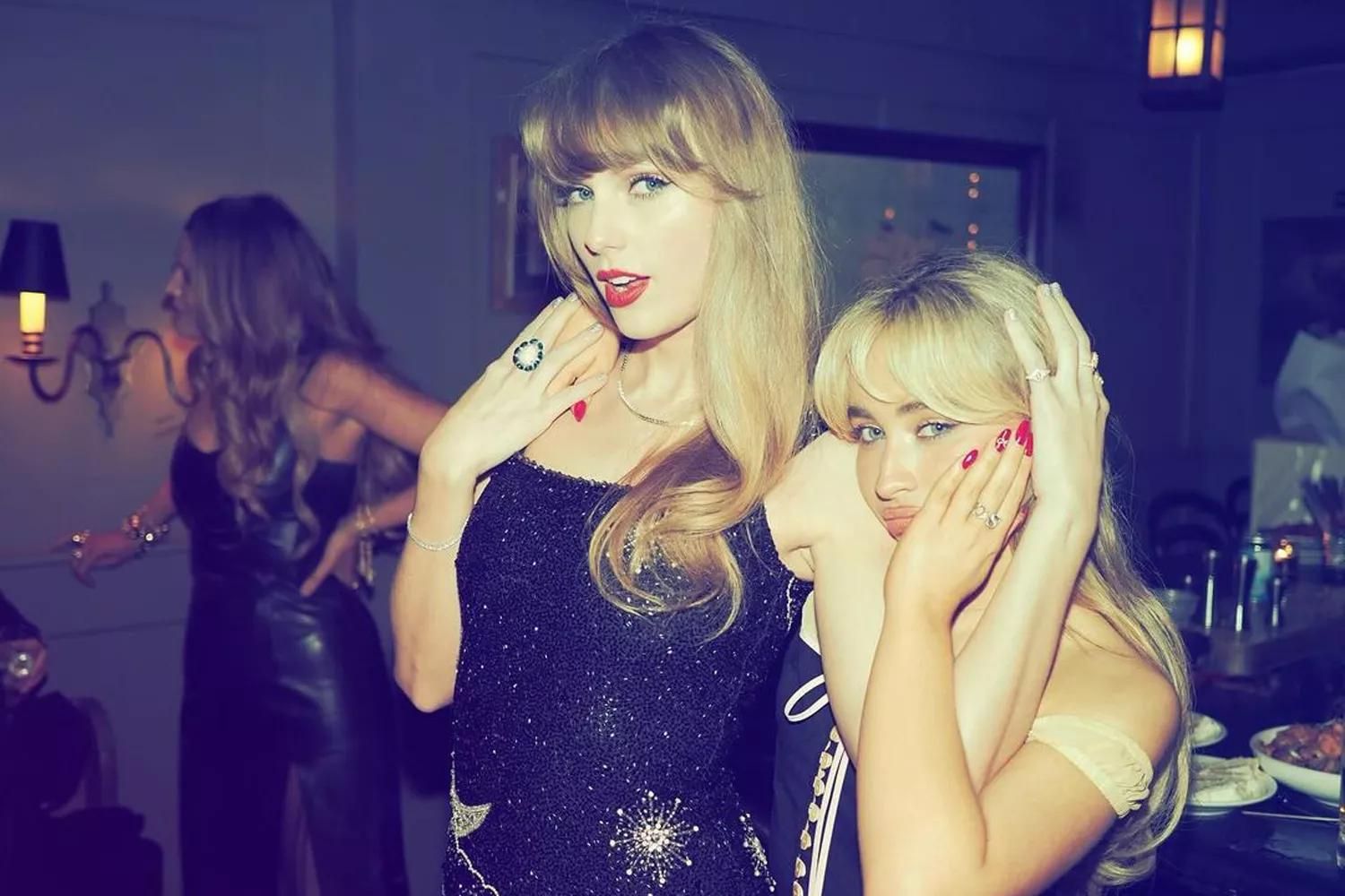 Taylor Swift and Sabrina Carpenter. Photo / Instagram
