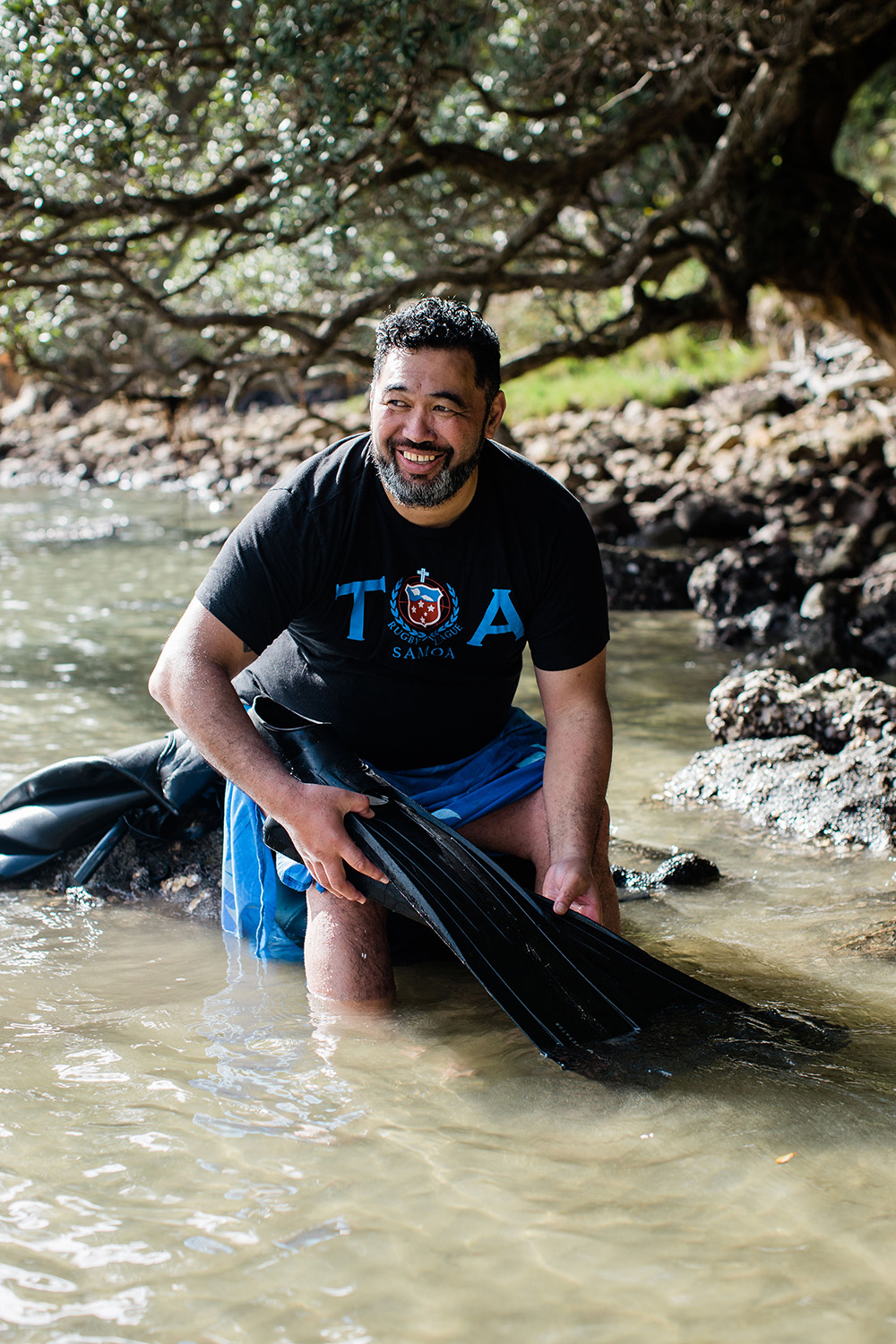 “Kaitiakitanga ... it’s guardianship. You’re not only responsible for your people but you’re responsible for your ocean, your sea, your river, your mountain, whatever you’re responsible for and to. You’ve got to make sure that’s there for the next person, the next generation of people.” Photo / Erica Sinclair