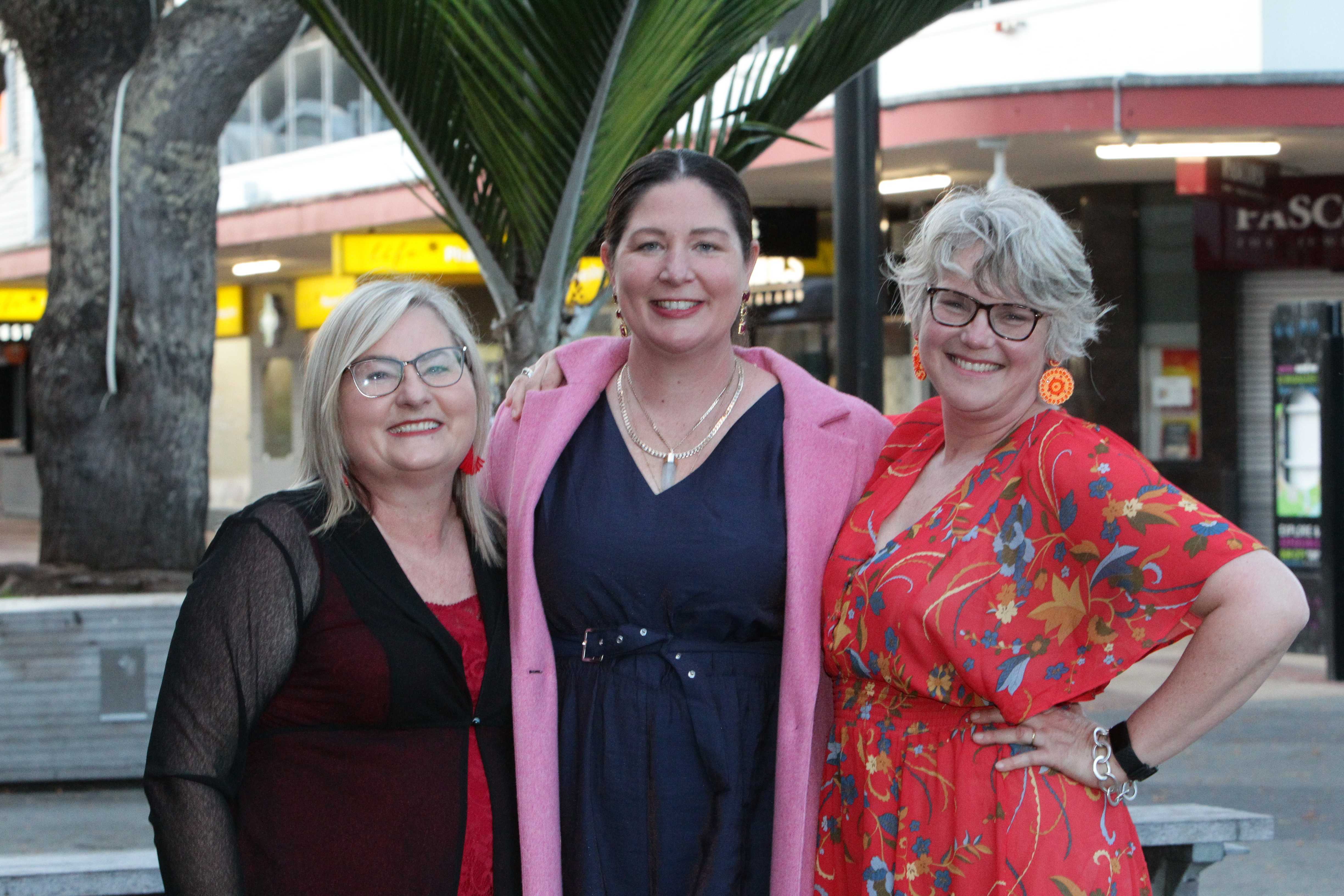 Labour's Angie Warren-Clark with Northland candidate Willow-Jean Prime and former MP for Whangārei Dr Emily Henderson. Photo / Tania Whyte