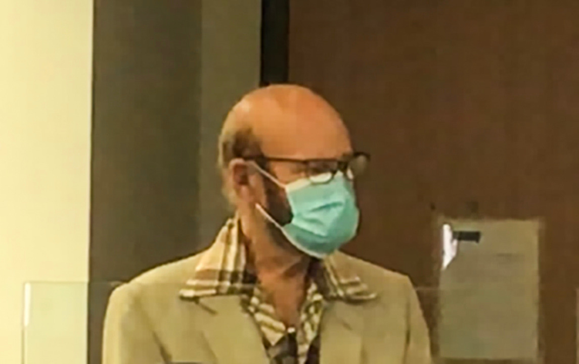 Rex Clarence McIntosh in the dock at the Auckland District Court on charges of indecent assault. Photo / John Weekes