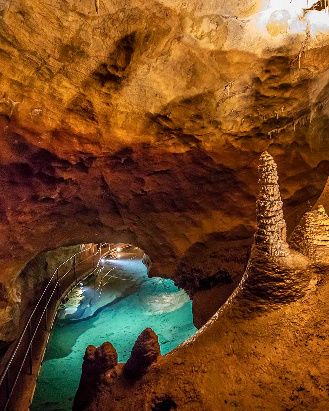 The scenic River Cave system at Jenolan Caves in the Blue Mountains, New South Wales. Photo / Destination NSW