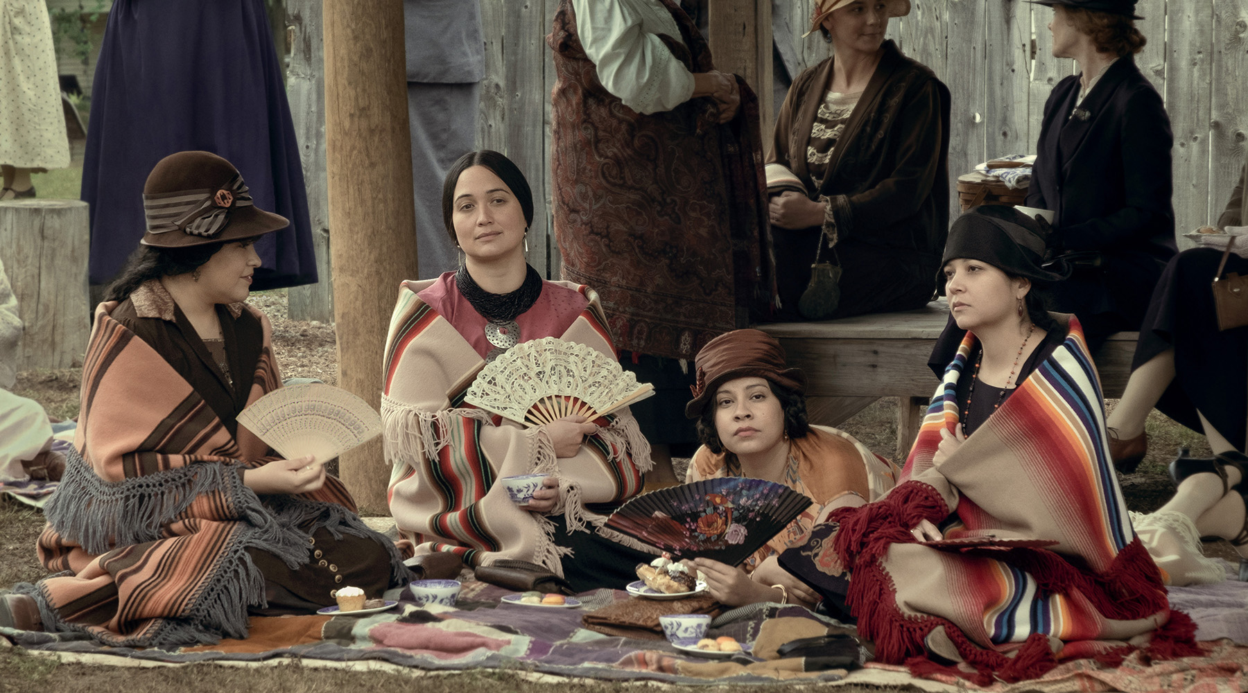 The Osage melded traditional dress and customs with adornments from France, Italy and New York. Photo / Apple TV+