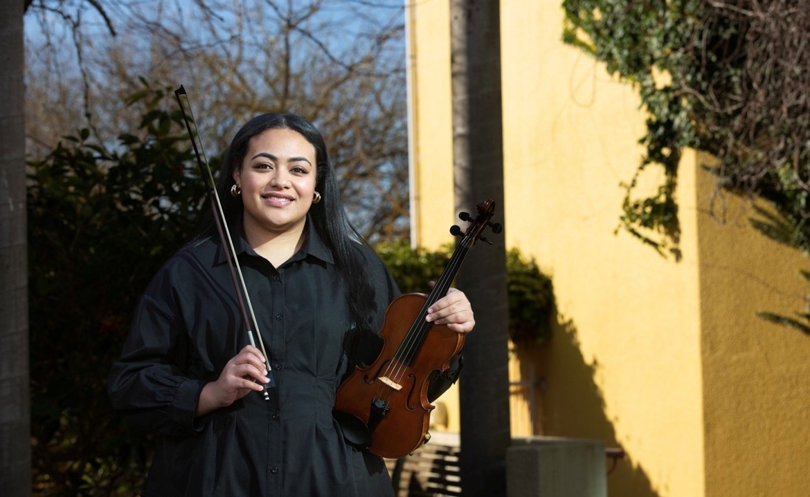 Proud Tongan Anne Filimoehala is training as a conductor with the NZ Symphony Orchestra. Photo / NZSO
