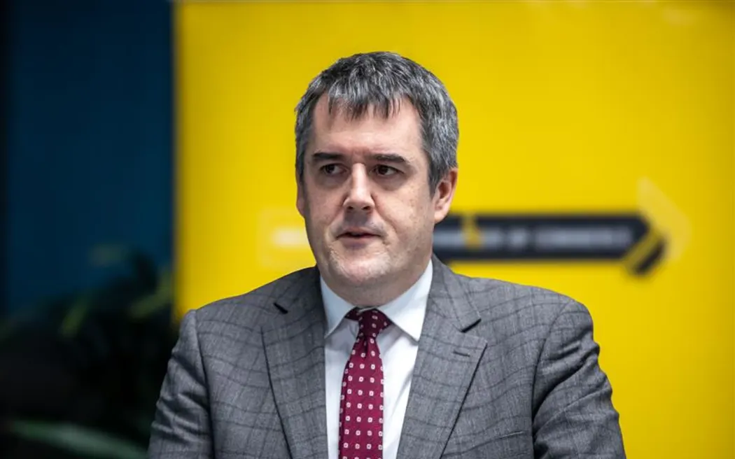 RMA Reform Minister Chris Bishop is a fan of both housing density and greenfields growth. Photo / RNZ, Mark Papalii