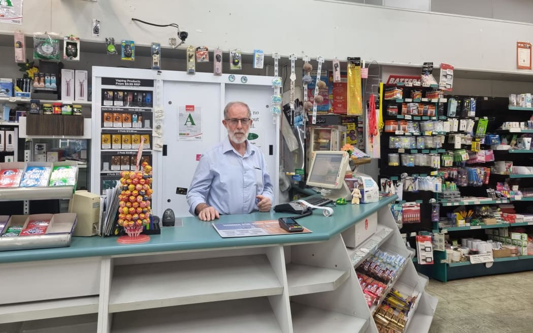 Haytham Akil has owned a dairy on K' Road for the past 20 years. Photo / RNZ